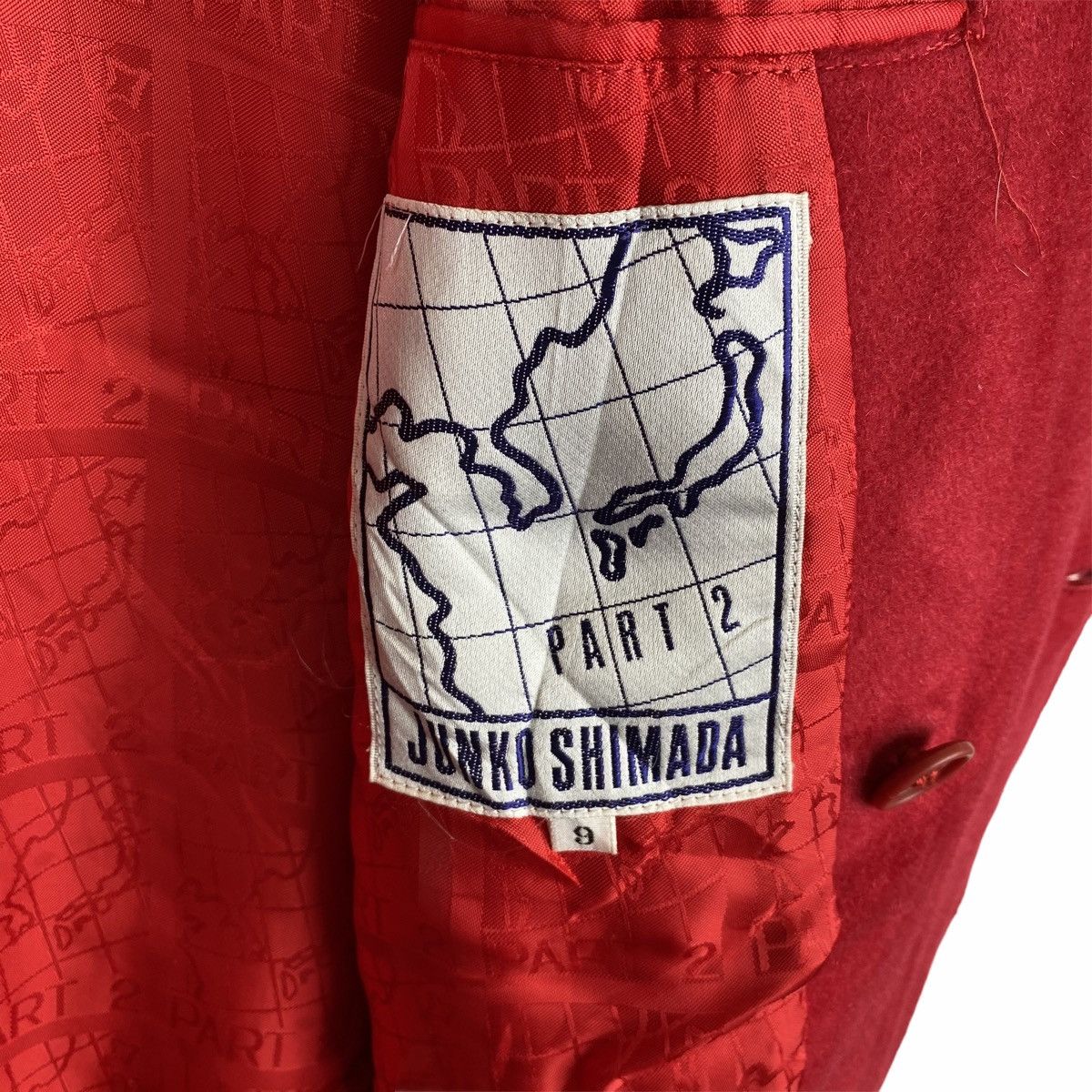Japanese Brand × Junko Shimada VINTAGE JUNKO SHIMADA JAPANESE BRAND WOOL BLAZER COAT Size 40R - 8 Thumbnail