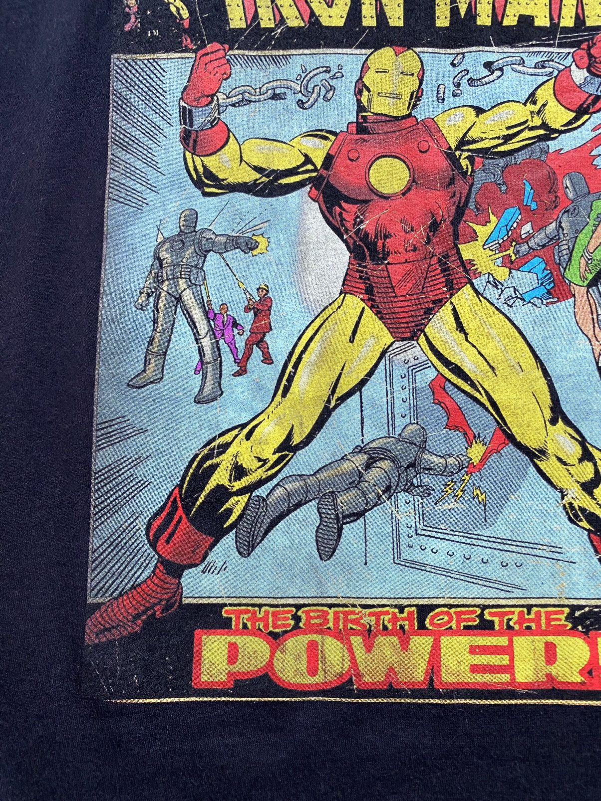Marvel Comics Vintage 2000’s Iron Man Marvel Comics T Shirt Movie Size US XL / EU 56 / 4 - 5 Thumbnail