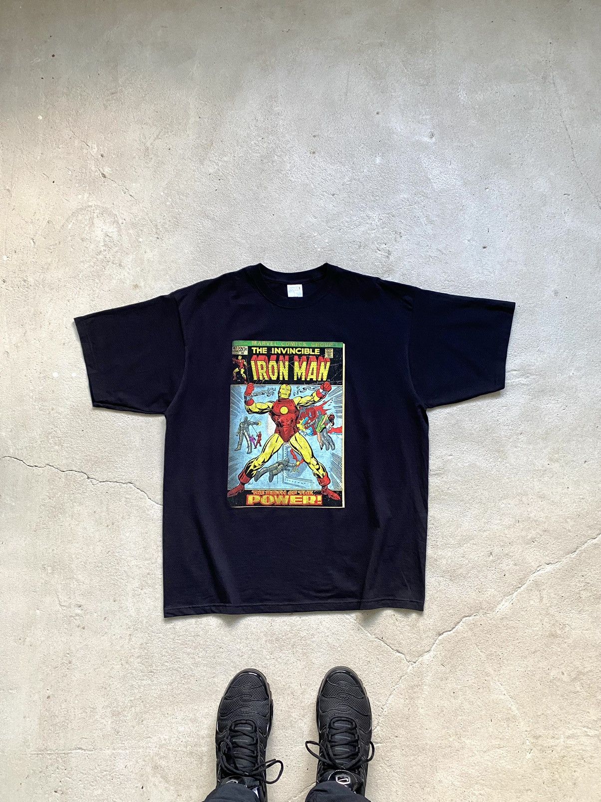 Marvel Comics Vintage 2000’s Iron Man Marvel Comics T Shirt Movie Size US XL / EU 56 / 4 - 1 Thumbnail