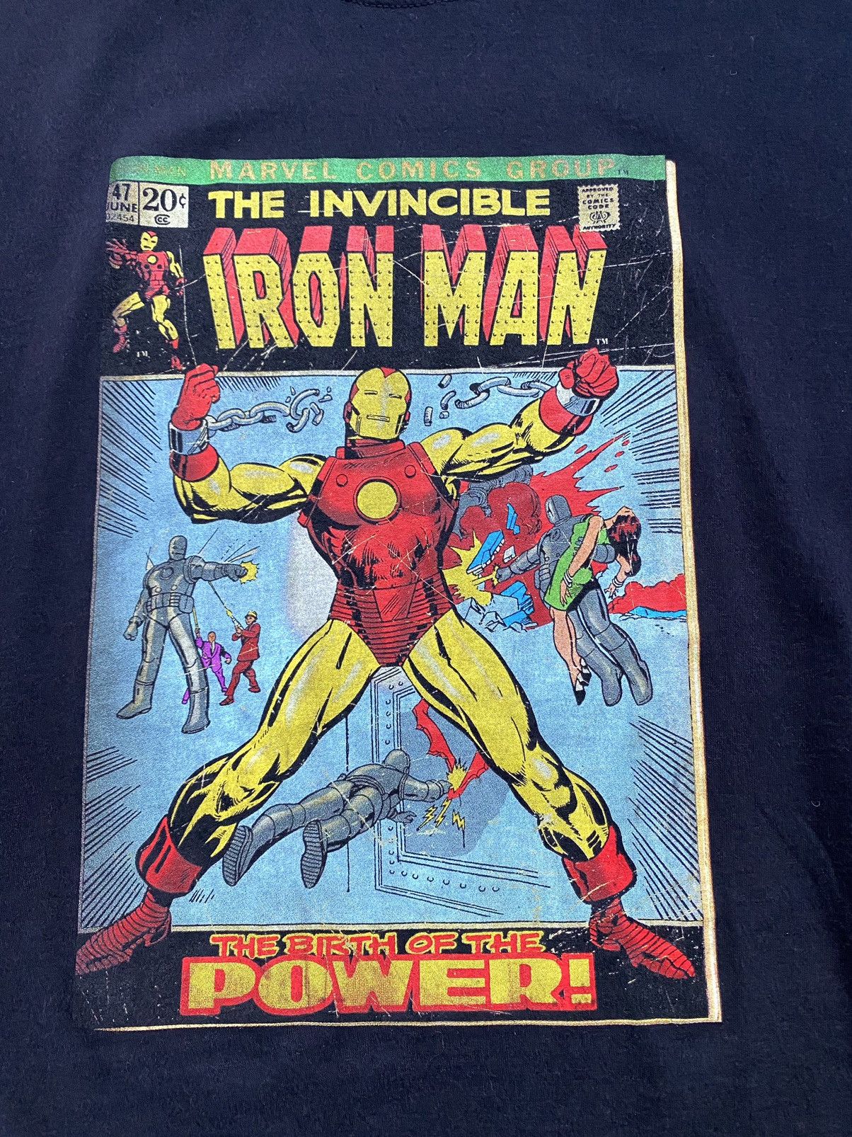 Marvel Comics Vintage 2000’s Iron Man Marvel Comics T Shirt Movie Size US XL / EU 56 / 4 - 3 Thumbnail