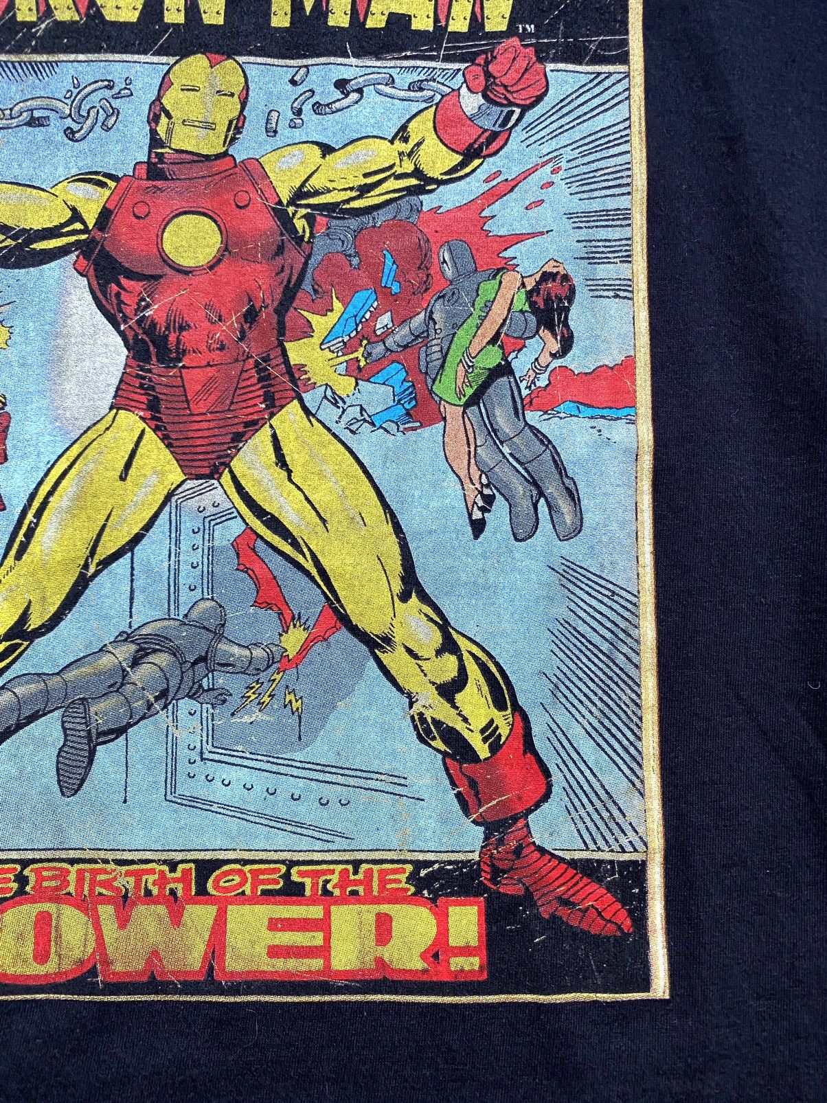 Marvel Comics Vintage 2000’s Iron Man Marvel Comics T Shirt Movie Size US XL / EU 56 / 4 - 6 Thumbnail