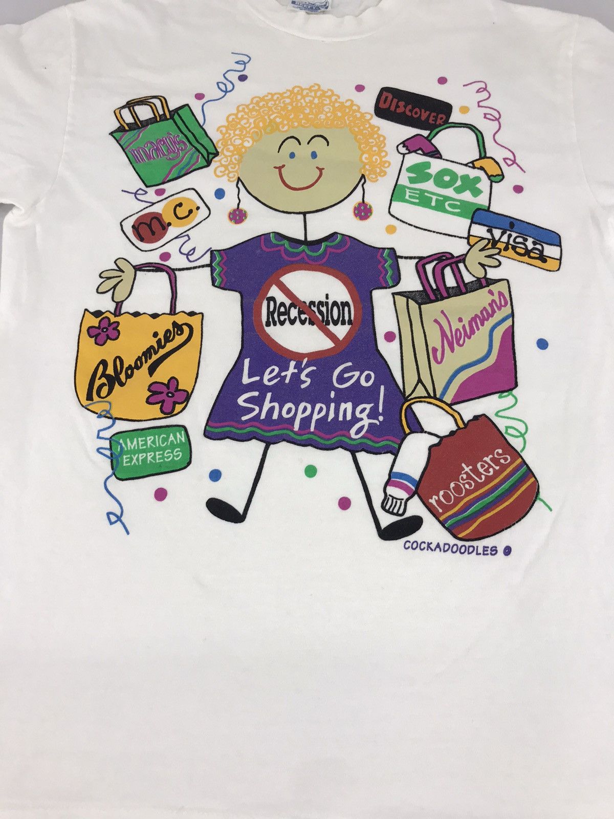 Hanes × Vintage Vintage 90s Cockadoodles Casual Life Style Character Tee Size US M / EU 48-50 / 2 - 3 Thumbnail