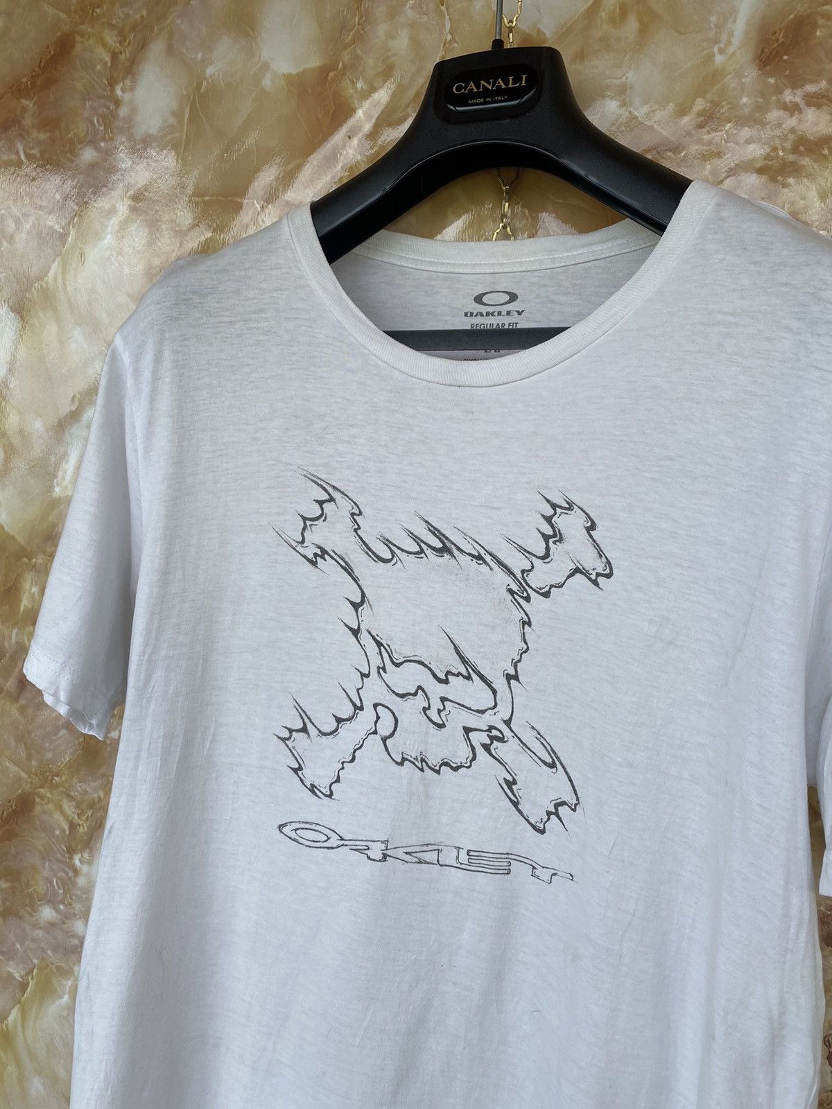 Other Oakley Scull big logo print vintage tee t-shirt Size US L / EU 52-54 / 3 - 2 Thumbnail