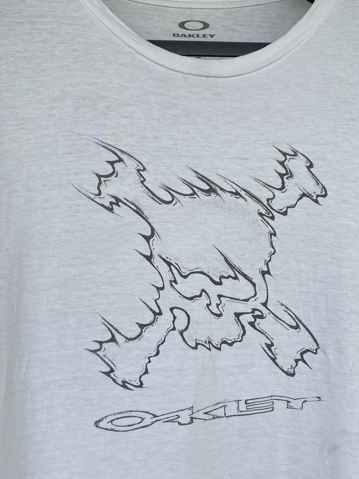 Other Oakley Scull big logo print vintage tee t-shirt Size US L / EU 52-54 / 3 - 5 Thumbnail