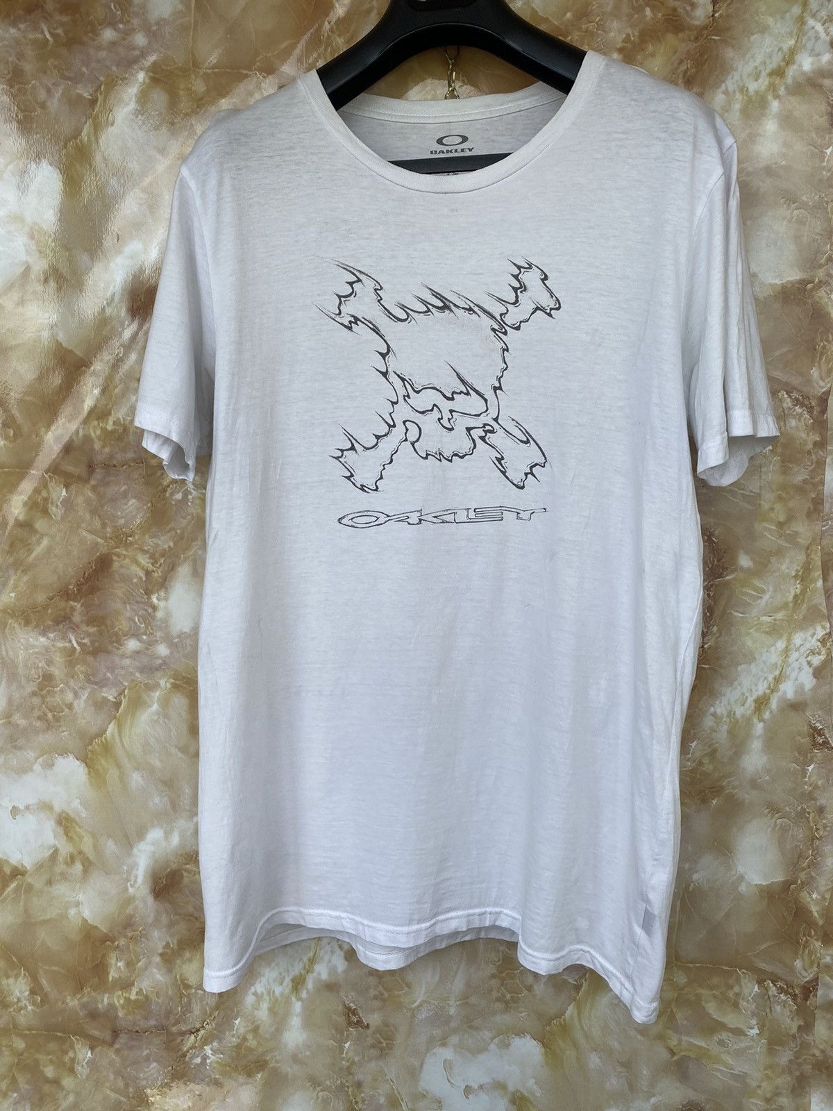 Other Oakley Scull big logo print vintage tee t-shirt Size US L / EU 52-54 / 3 - 3 Thumbnail