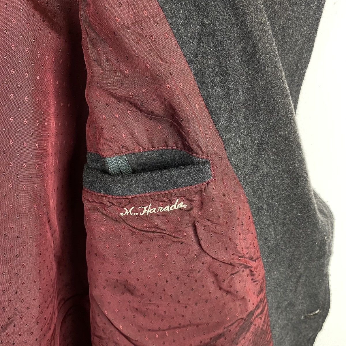 Givenchy GIVENCHY GENTLEMAN PARIS WOOL LEATHER BLAZER COAT Size 44R - 8 Thumbnail