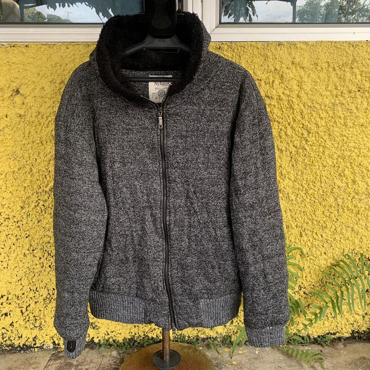 Japanese Brand Nylaus zipper sweater fleece inside Size US L / EU 52-54 / 3 - 1 Thumbnail