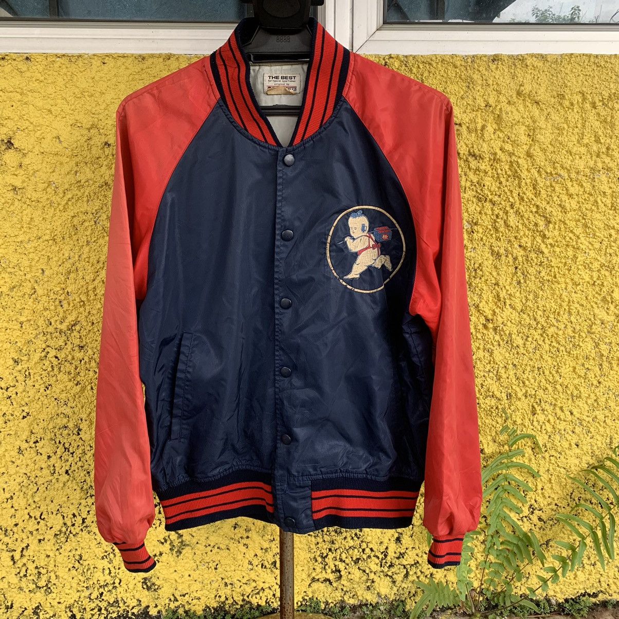 Descente Momotaro lagend embroidery descente vintage 70s light jacket Size US M / EU 48-50 / 2 - 1 Thumbnail