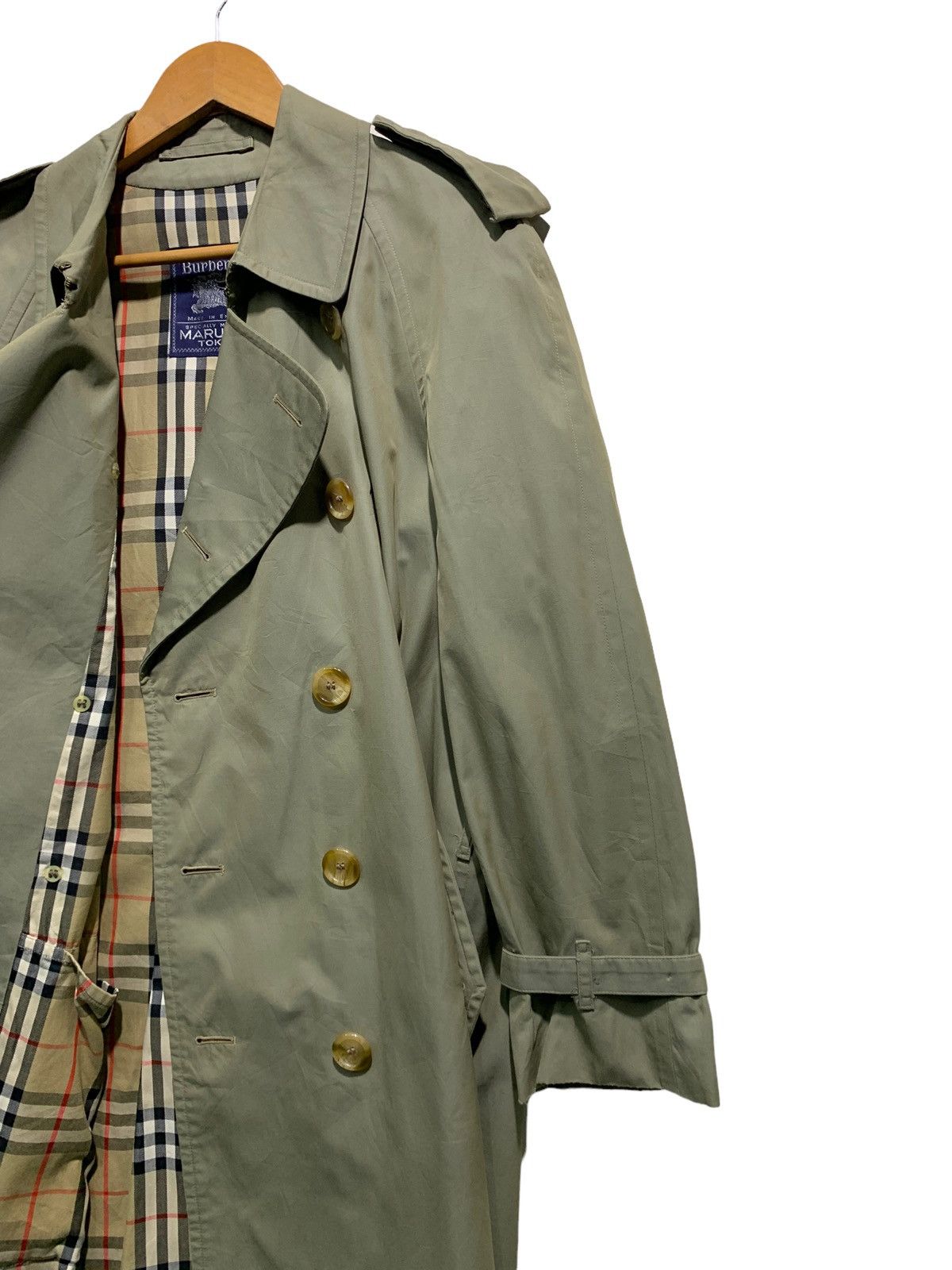 Burberry 🔥VTG BURBERRY NOVACHECK TRENCH COAT Size US M / EU 48-50 / 2 - 3 Thumbnail