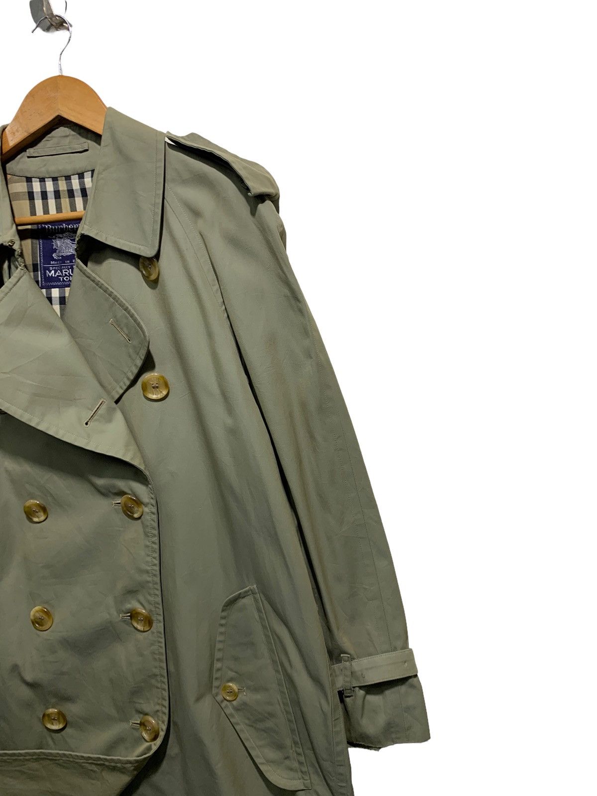 Burberry 🔥VTG BURBERRY NOVACHECK TRENCH COAT Size US M / EU 48-50 / 2 - 7 Thumbnail