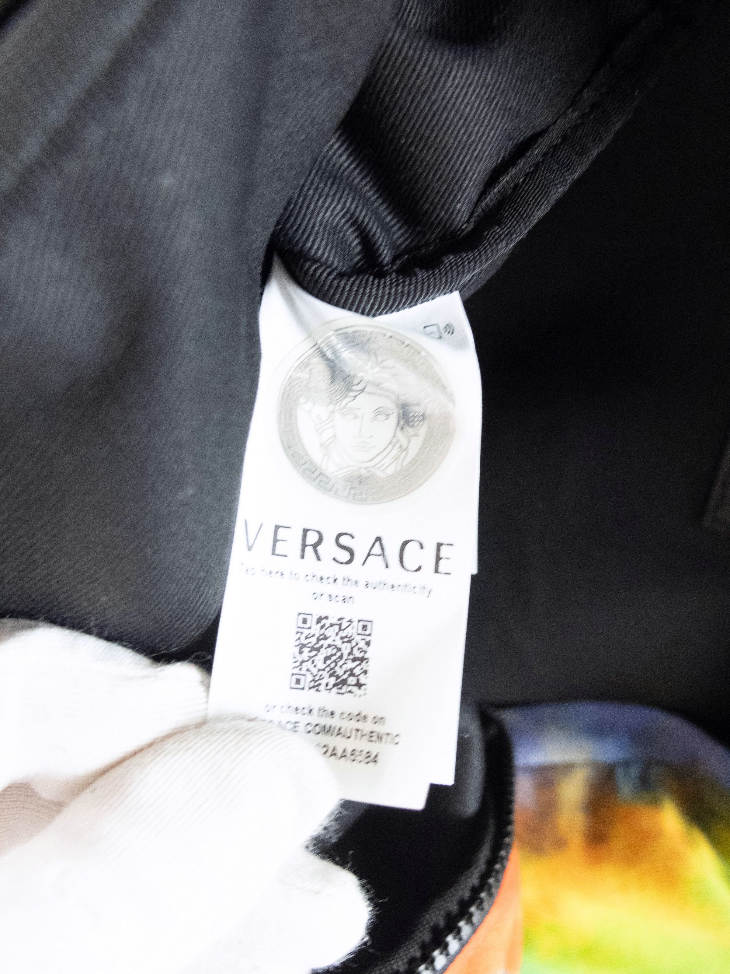 Versace VERSACE colorful tie dye cotton canvas backpack rucksack Size ONE SIZE - 10 Thumbnail