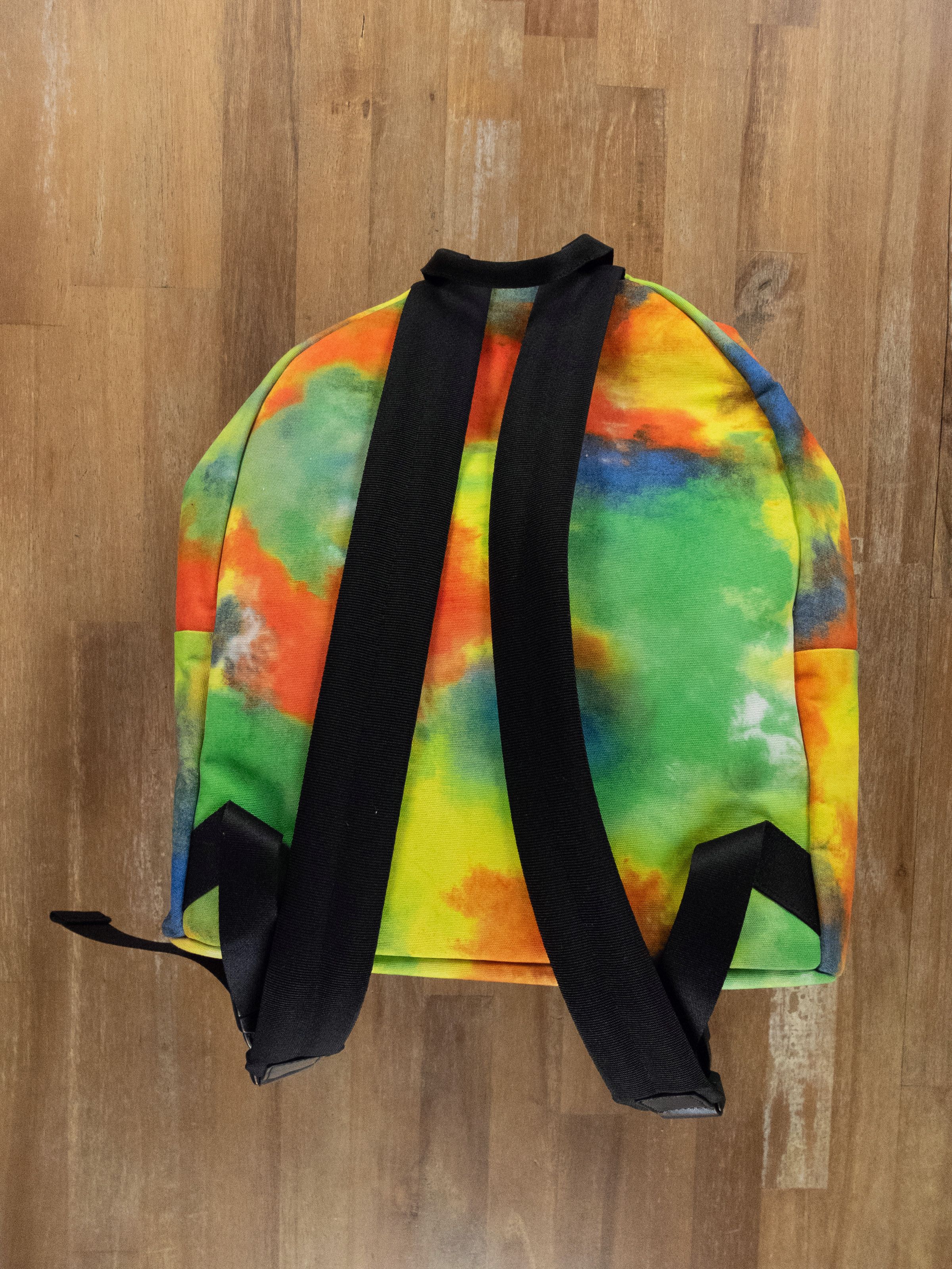 Versace VERSACE colorful tie dye cotton canvas backpack rucksack Size ONE SIZE - 5 Thumbnail