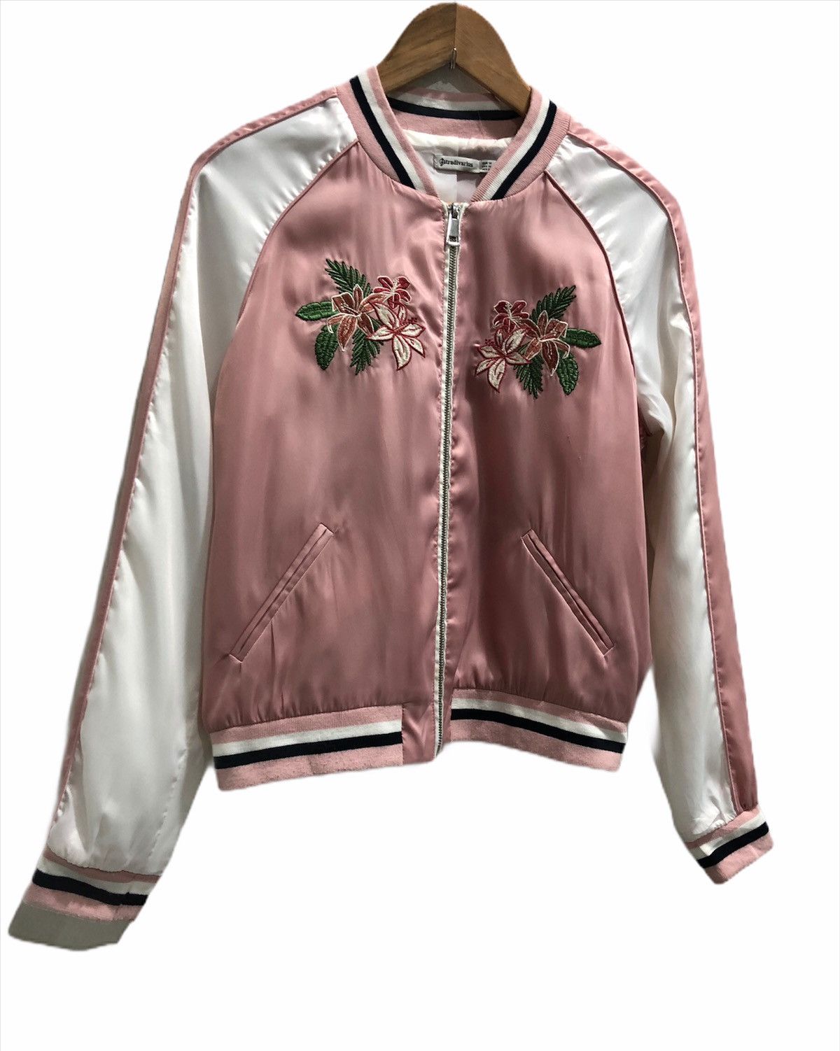 Japanese Brand 🔥SUKAJAN JAPANESE SAKURA Floral Souvenir Jacket Sweater Size S / US 4 / IT 40 - 3 Thumbnail