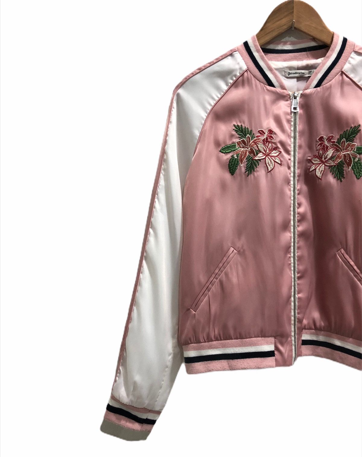 Japanese Brand 🔥SUKAJAN JAPANESE SAKURA Floral Souvenir Jacket Sweater Size S / US 4 / IT 40 - 2 Thumbnail