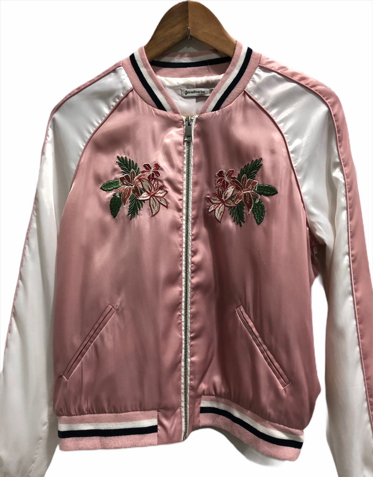 Japanese Brand 🔥SUKAJAN JAPANESE SAKURA Floral Souvenir Jacket Sweater Size S / US 4 / IT 40 - 4 Thumbnail