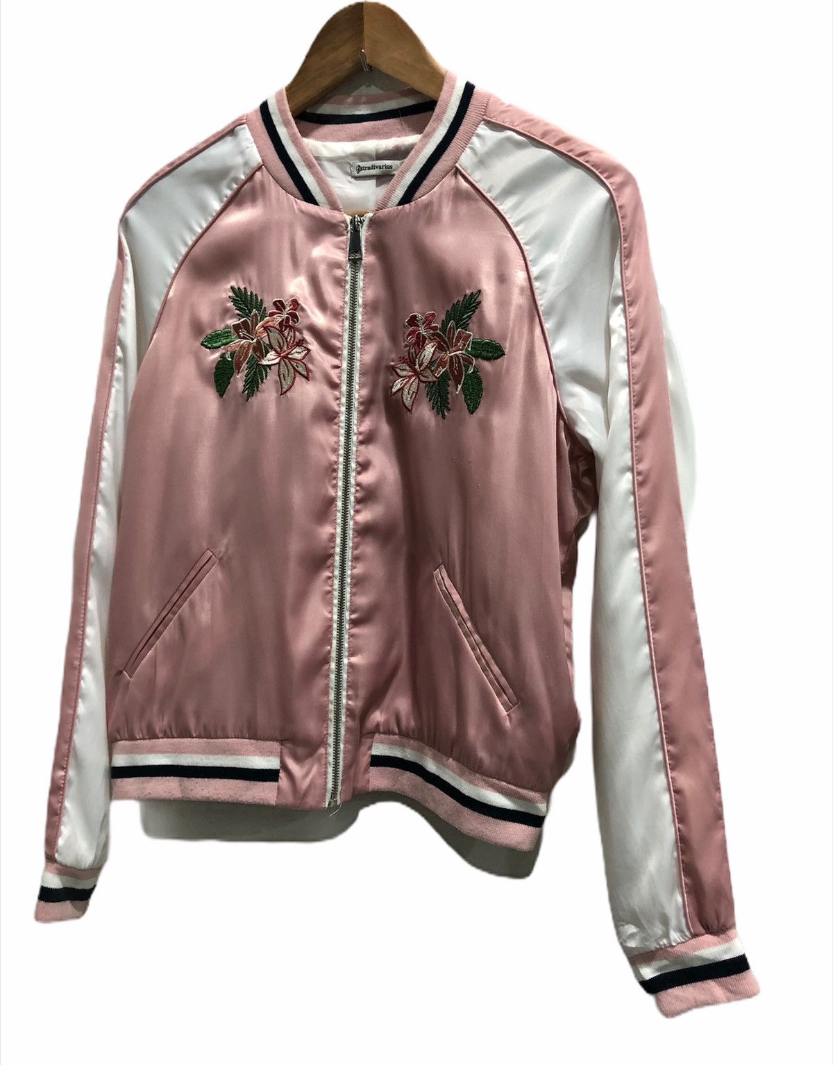 Japanese Brand 🔥SUKAJAN JAPANESE SAKURA Floral Souvenir Jacket Sweater Size S / US 4 / IT 40 - 6 Thumbnail