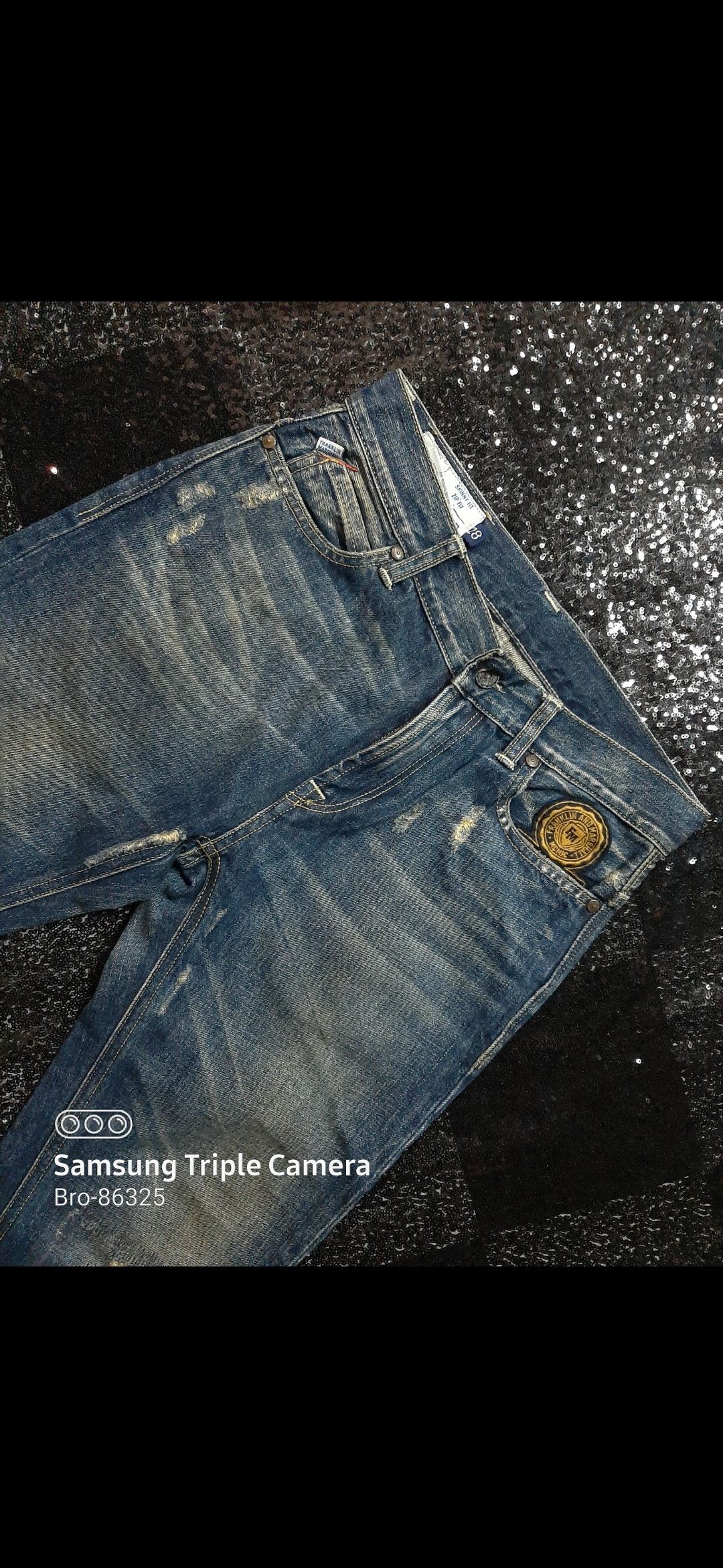 Franklin & Marshall × Vintage VINTAGE FRANKLIN MARSHAL DISTRESED DENIM ITALY 🇮🇹 Size US 28 / EU 44 - 2 Thumbnail