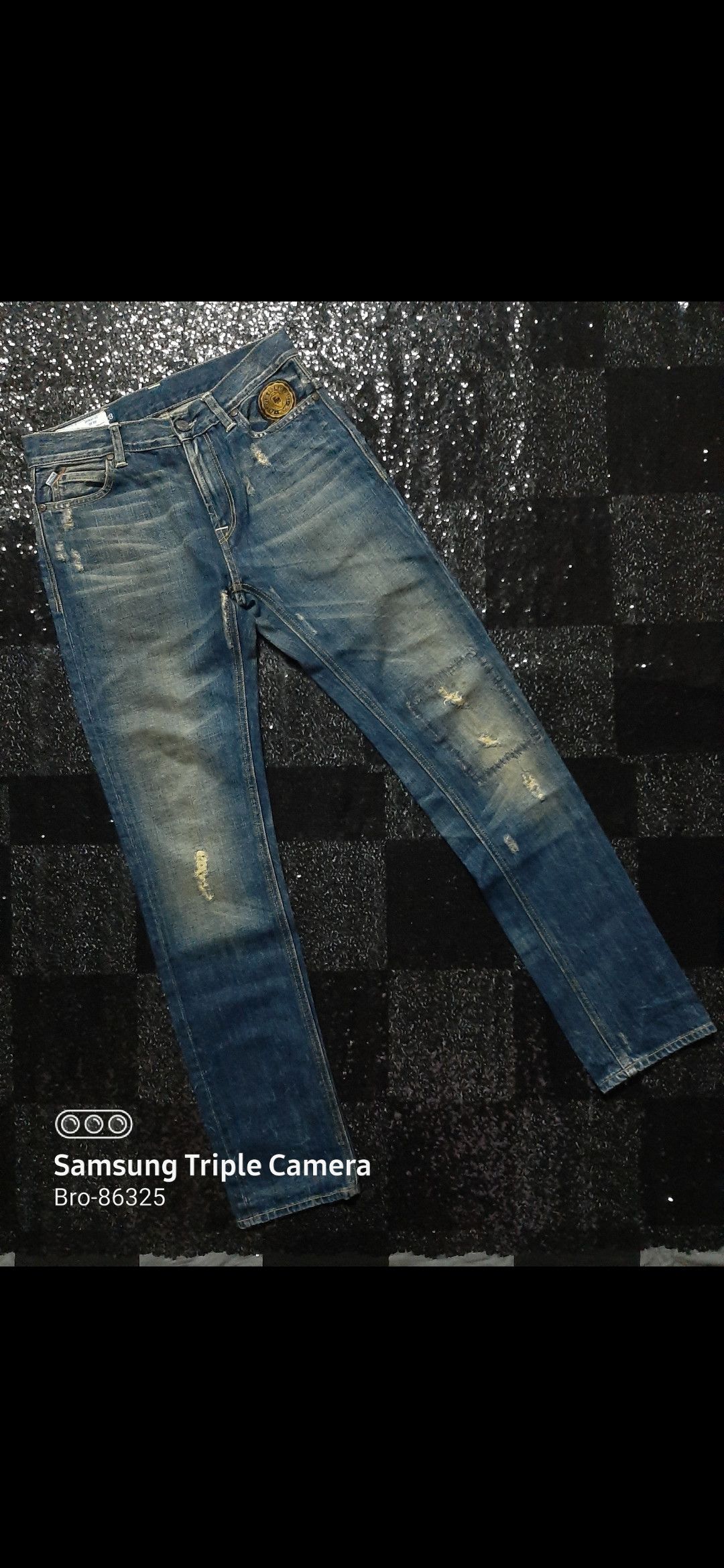 Franklin & Marshall × Vintage VINTAGE FRANKLIN MARSHAL DISTRESED DENIM ITALY 🇮🇹 Size US 28 / EU 44 - 1 Thumbnail