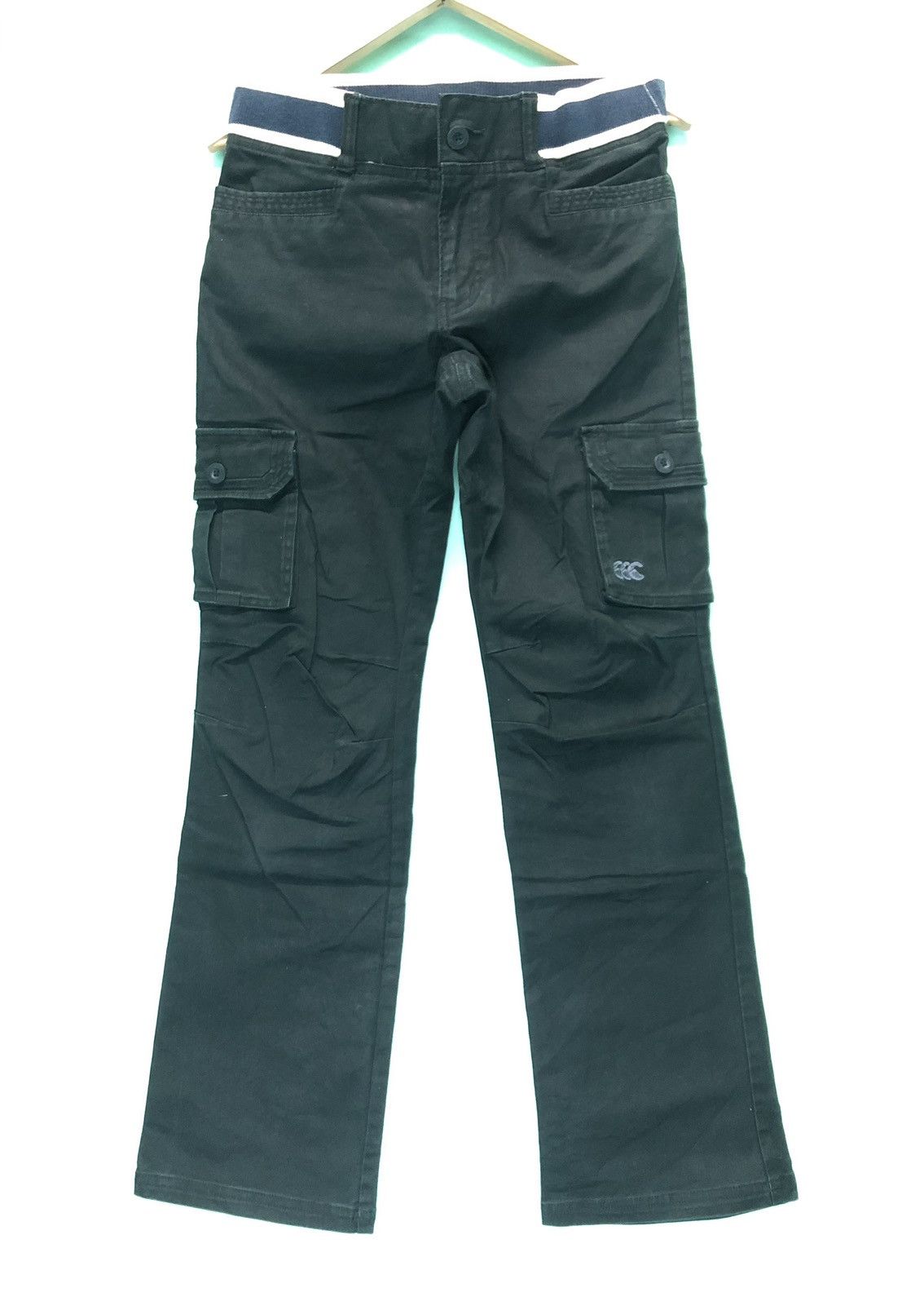 Canterbury of New Zealand × Vintage VINTAGE CANTERBURY FLARE TACTICAL MULTI POCKET CARGO PANT Size US 30 / EU 46 - 1 Thumbnail