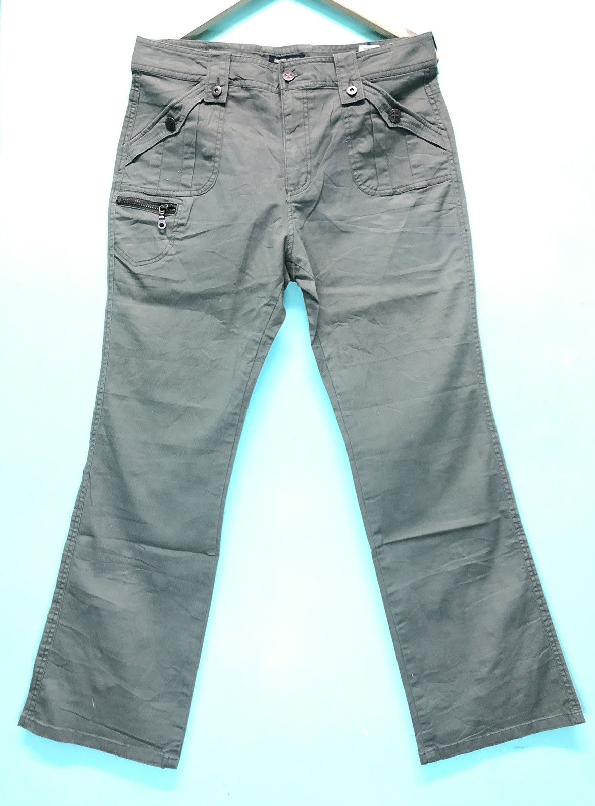 Designer × Michiko Koshino × Michiko Koshino London MICHIKO LONDON JEANS FLARE PANT Size US 31 - 1 Thumbnail