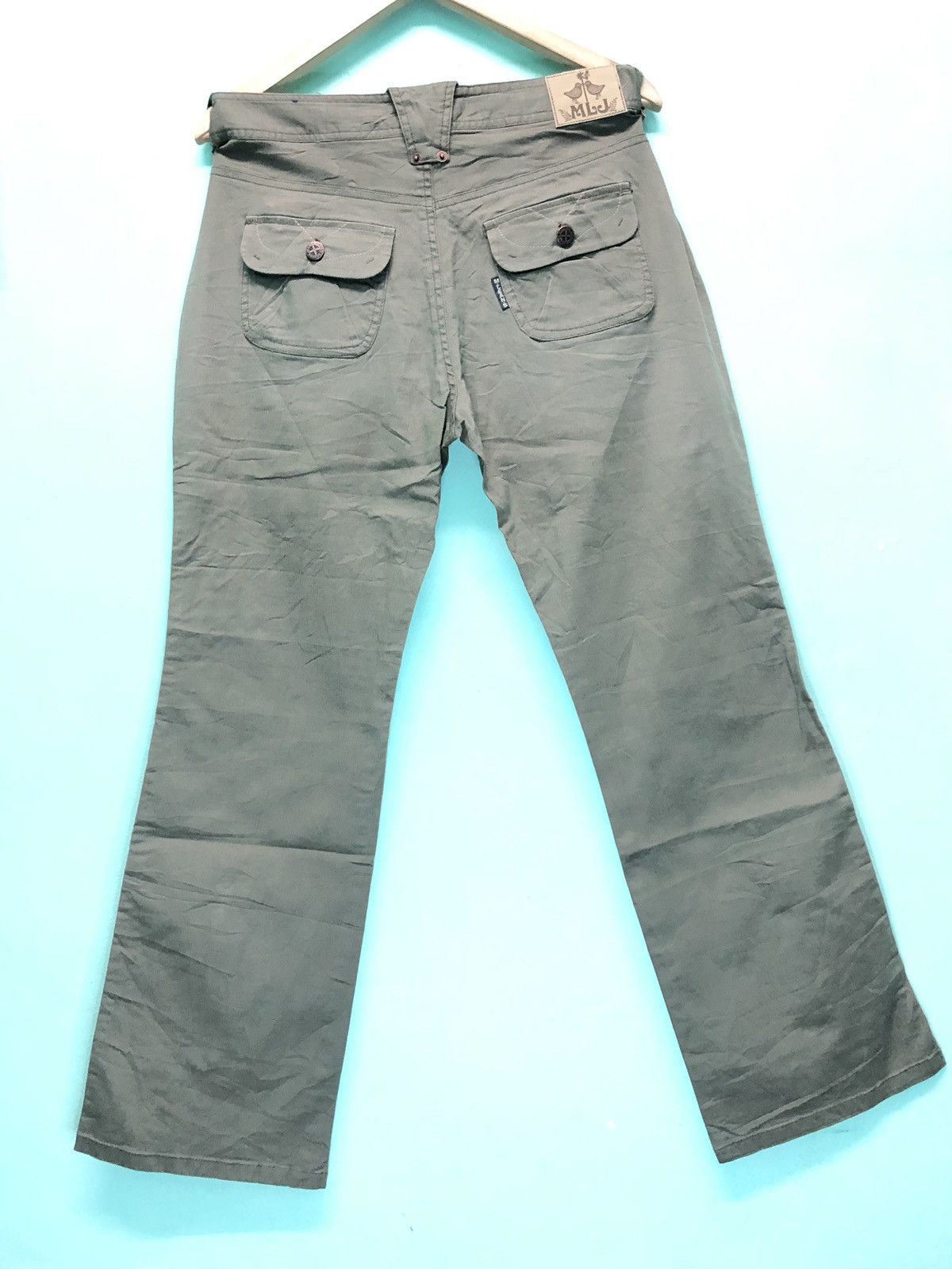 Designer × Michiko Koshino × Michiko Koshino London MICHIKO LONDON JEANS FLARE PANT Size US 31 - 6 Thumbnail