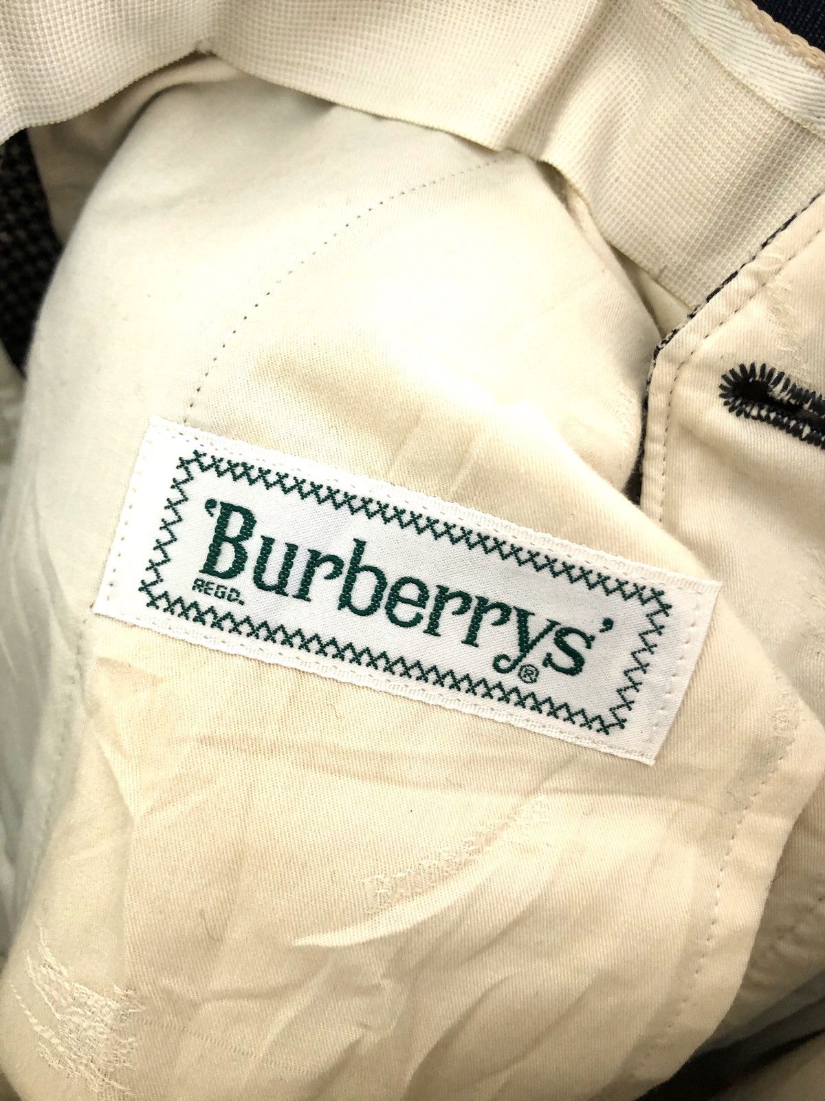 Burberry 🔥VINTAGE BURBERRY NOVA CHECK WOOL PANTS Size US 33 - 12 Thumbnail