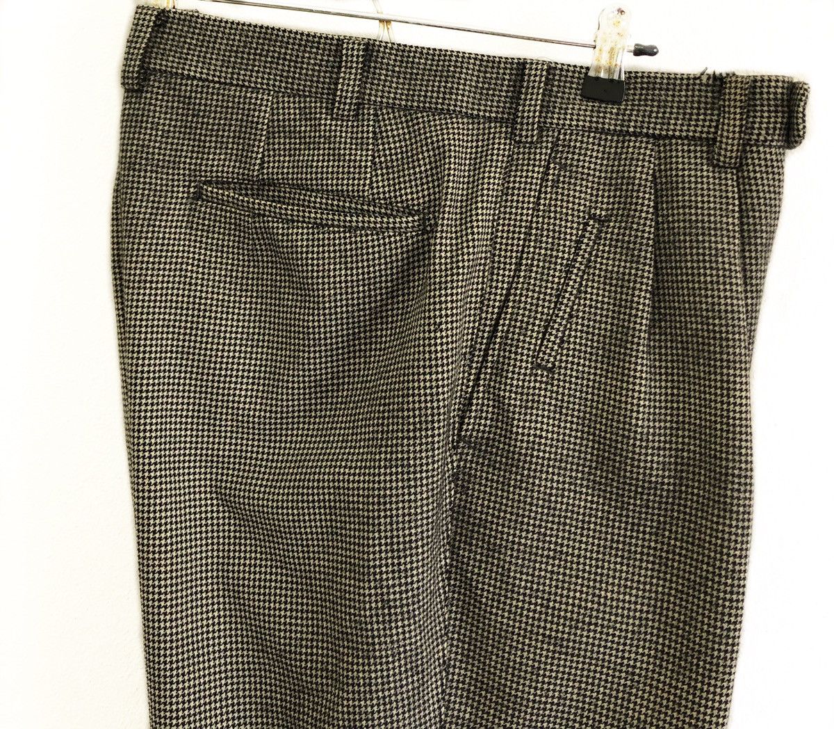 Burberry 🔥VINTAGE BURBERRY NOVA CHECK WOOL PANTS Size US 33 - 9 Thumbnail
