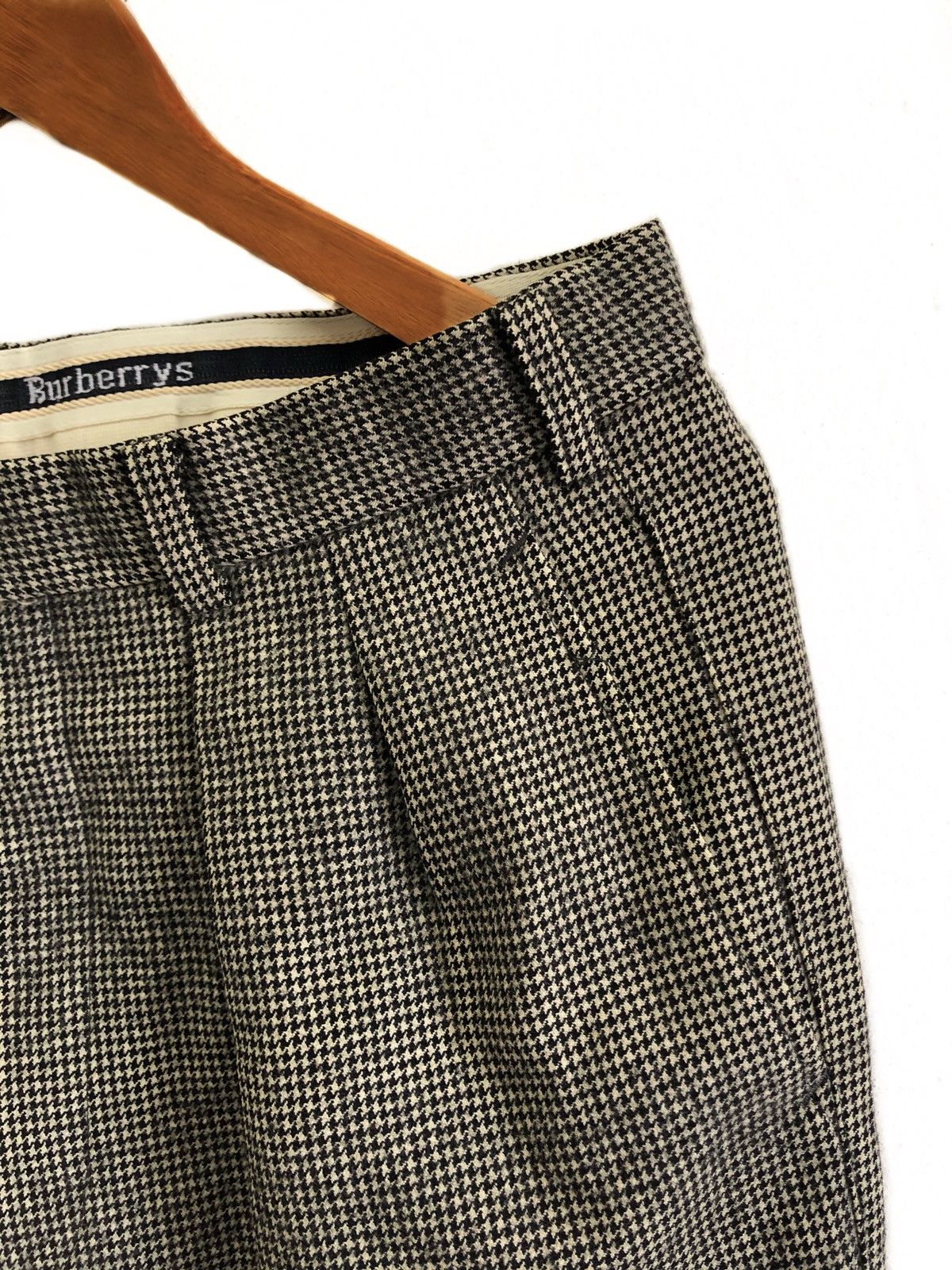 Burberry 🔥VINTAGE BURBERRY NOVA CHECK WOOL PANTS Size US 33 - 5 Thumbnail