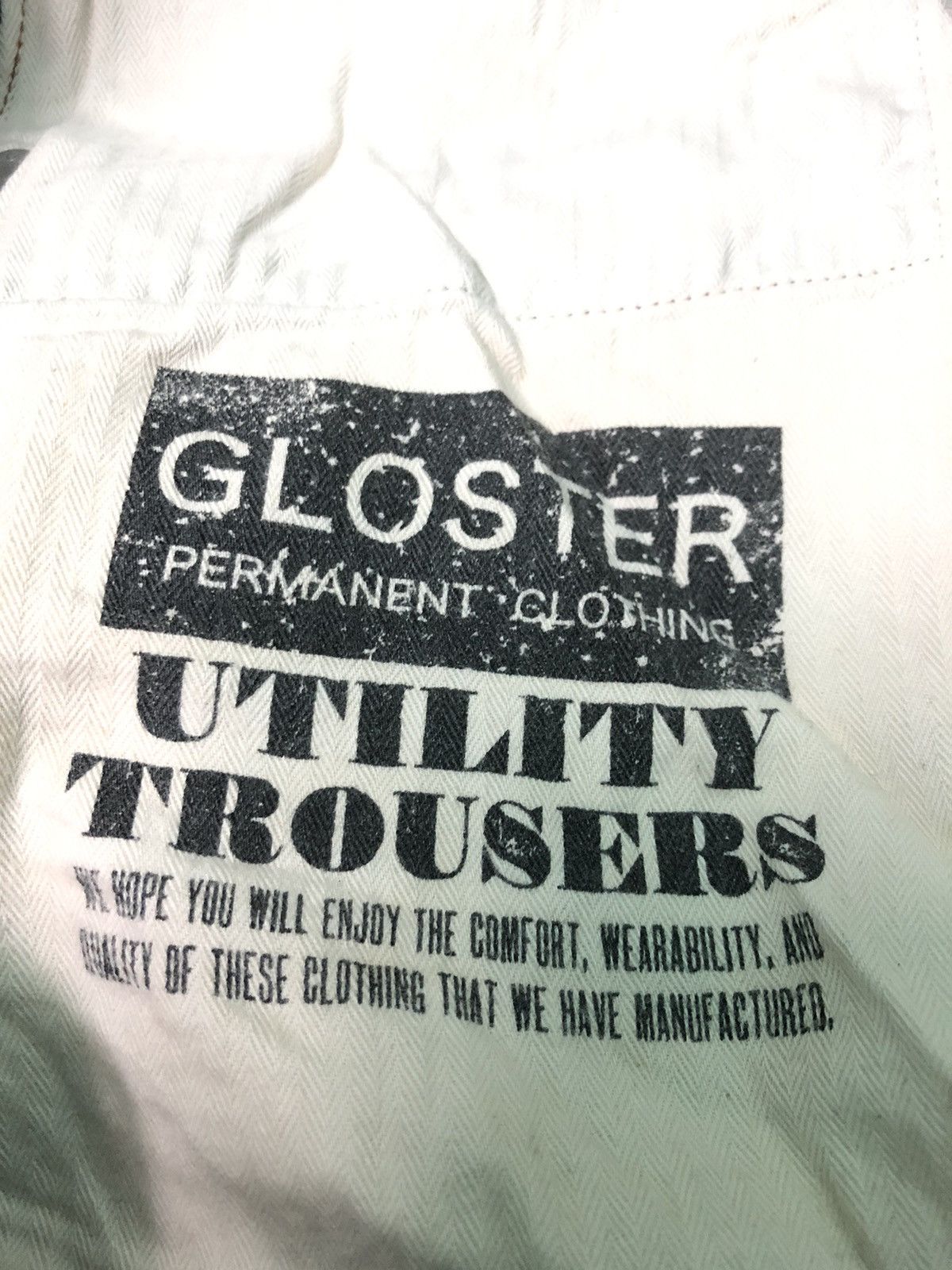 Japanese Brand × Vintage GLOSTER UTILITY TROUSER SLIM SKINNY JAPANESE BRAND DENIM Size US 29 - 11 Thumbnail