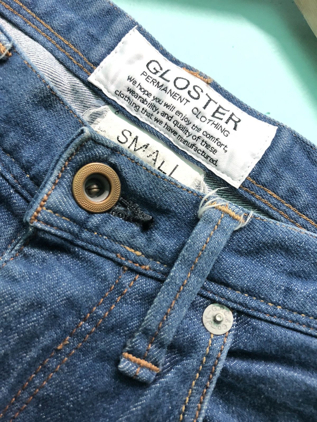 Japanese Brand × Vintage GLOSTER UTILITY TROUSER SLIM SKINNY JAPANESE BRAND DENIM Size US 29 - 3 Thumbnail