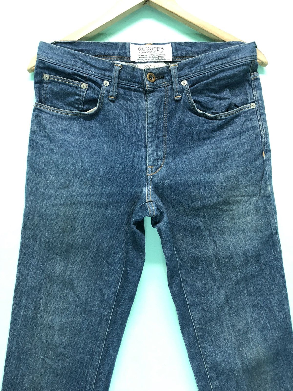 Japanese Brand × Vintage GLOSTER UTILITY TROUSER SLIM SKINNY JAPANESE BRAND DENIM Size US 29 - 1 Thumbnail