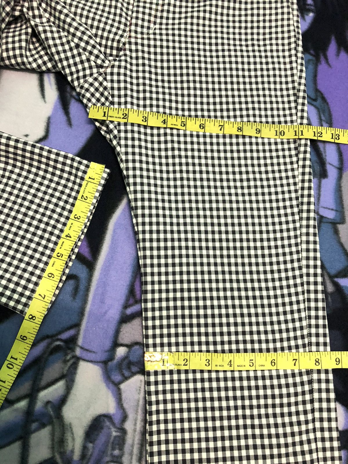 Adidas VINTAGE ADIDAS GOLF DOUBLE LAYER FLEECE INNER CHECKED PANTS Grailed