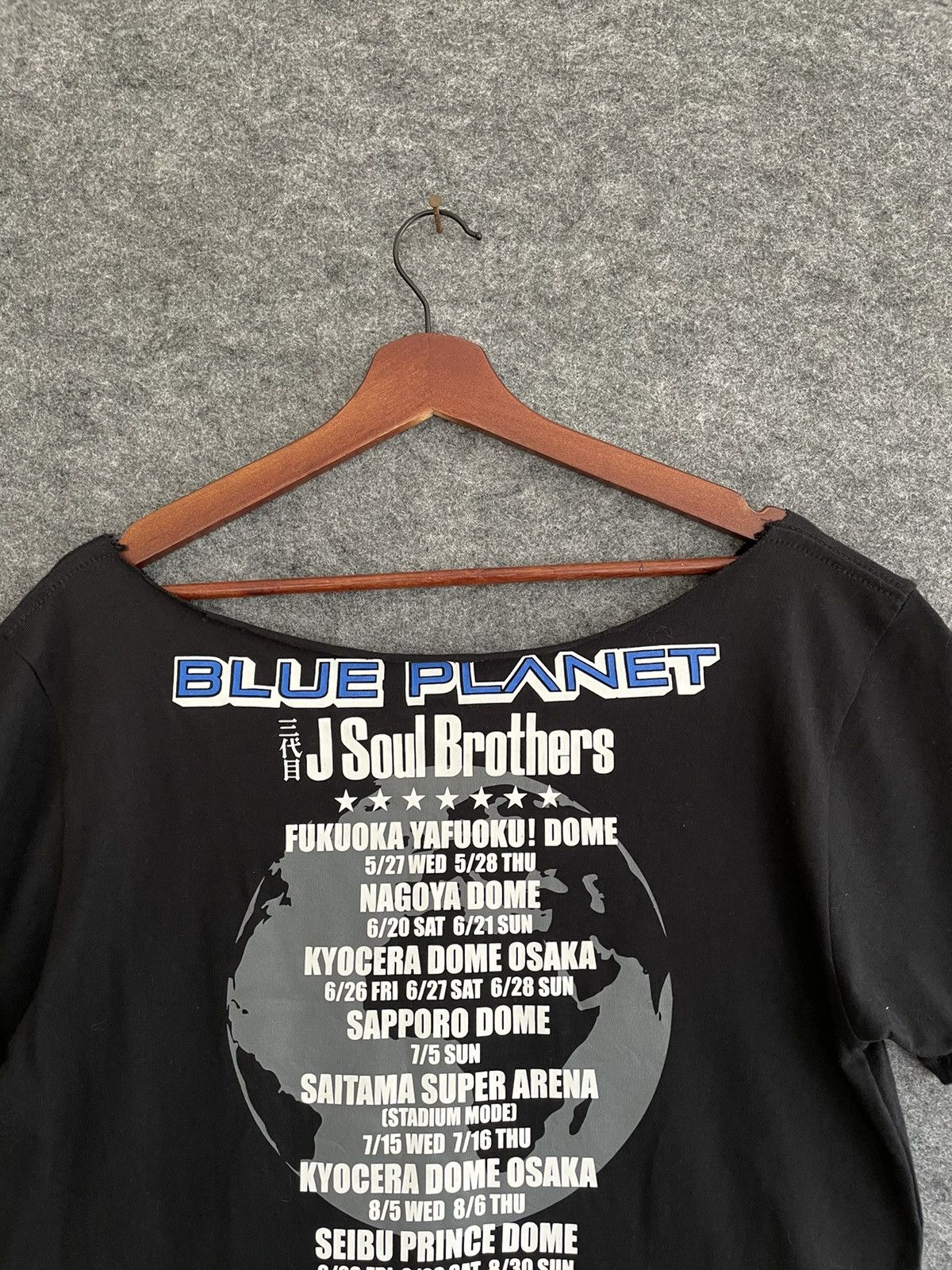 Band Tees × Japanese Brand BLUE PLANET LIBE TOUR 2015 CROPPED TEE Size US M / EU 48-50 / 2 - 4 Thumbnail