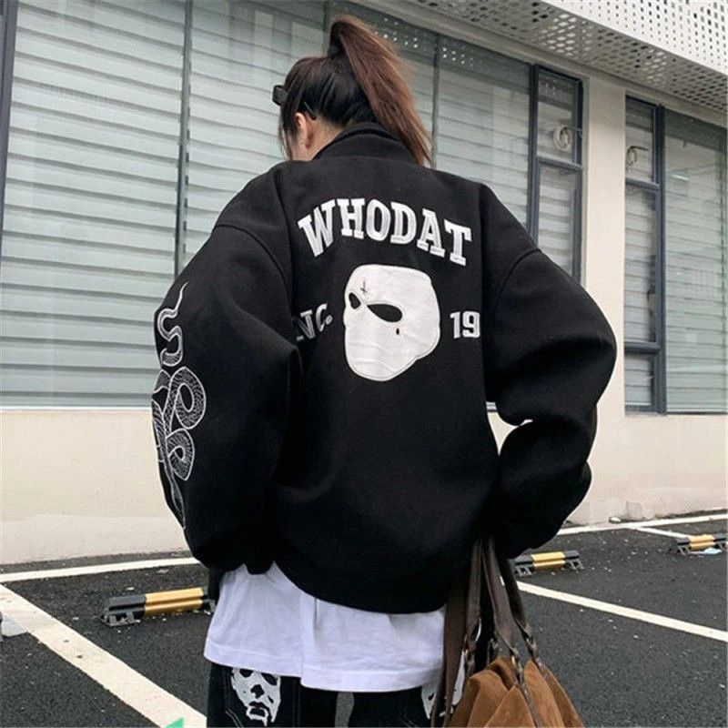 New Harajuku Hip Hop Black Coat Jacket
