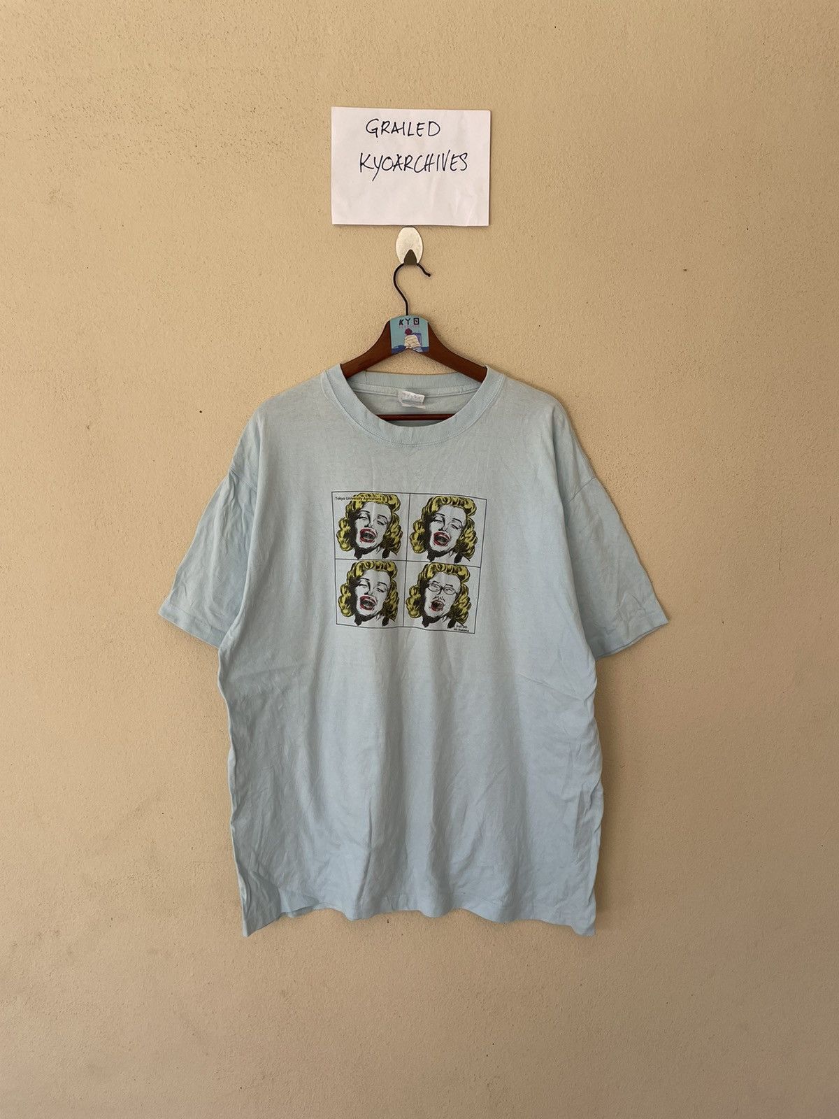 Japanese Brand MARILYN MONROE PARODY TEE Size US XXL / EU 58 / 5 - 1 Thumbnail