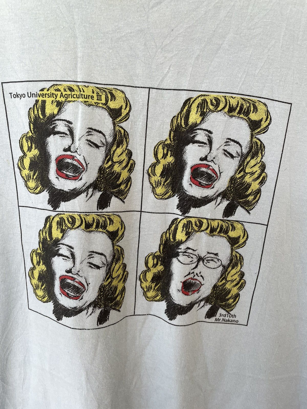 Japanese Brand MARILYN MONROE PARODY TEE Size US XXL / EU 58 / 5 - 7 Thumbnail
