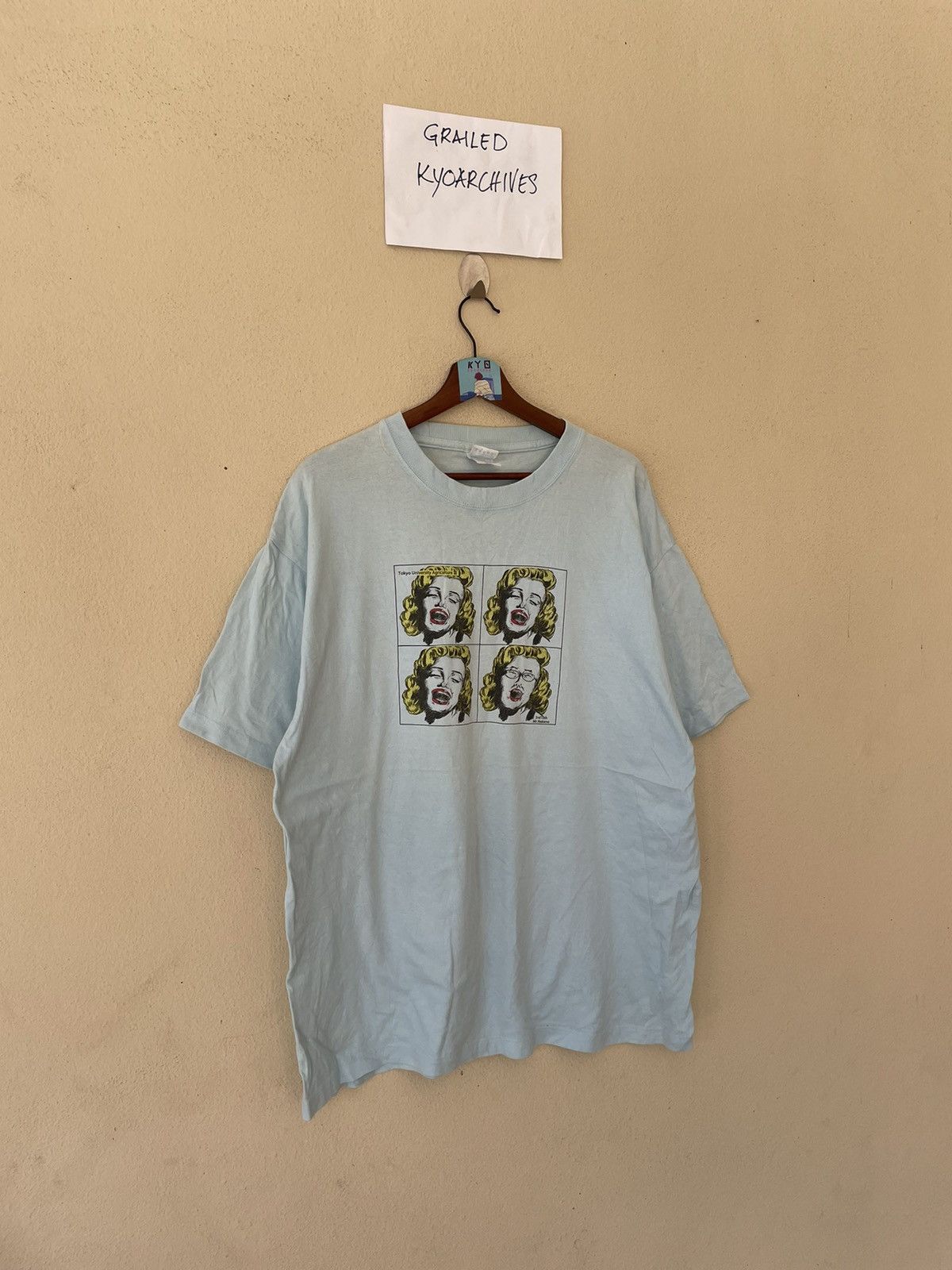 Japanese Brand MARILYN MONROE PARODY TEE Size US XXL / EU 58 / 5 - 3 Thumbnail