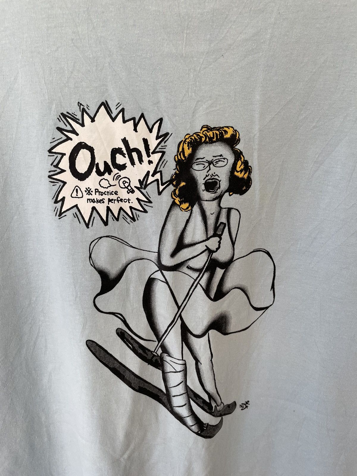 Japanese Brand MARILYN MONROE PARODY TEE Size US XXL / EU 58 / 5 - 8 Thumbnail