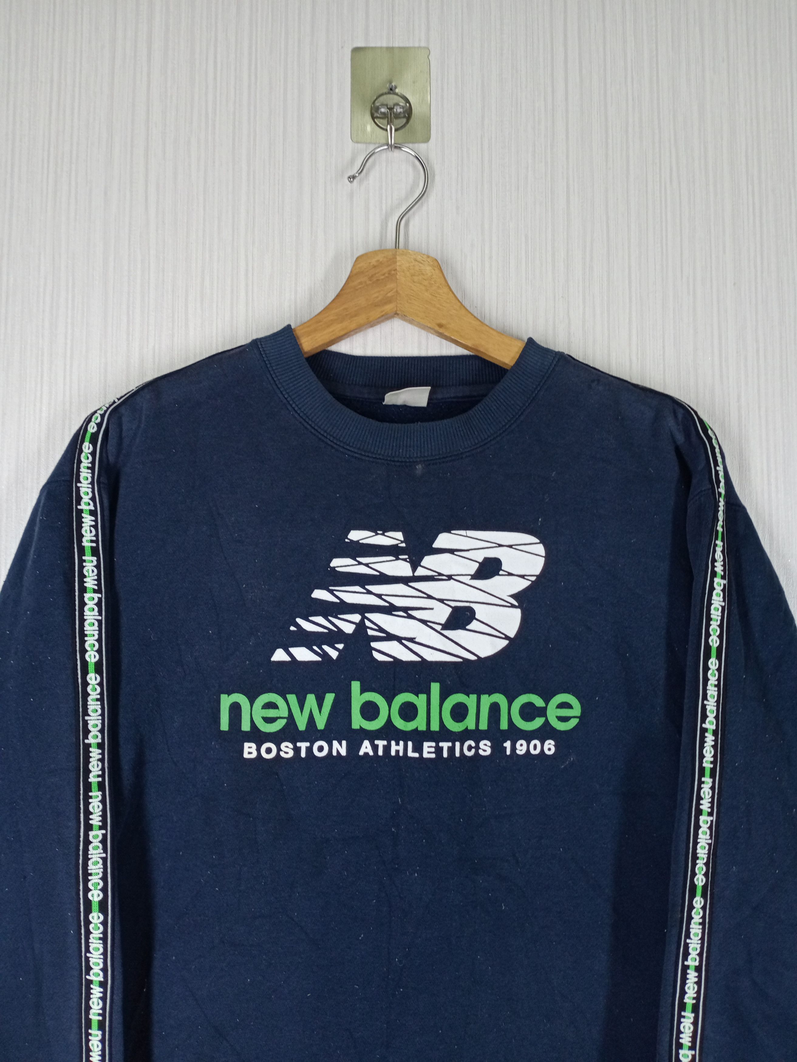 New Balance Vintage 90s New Balance Big Logo Sweatshirt Size US M / EU 48-50 / 2 - 2 Thumbnail