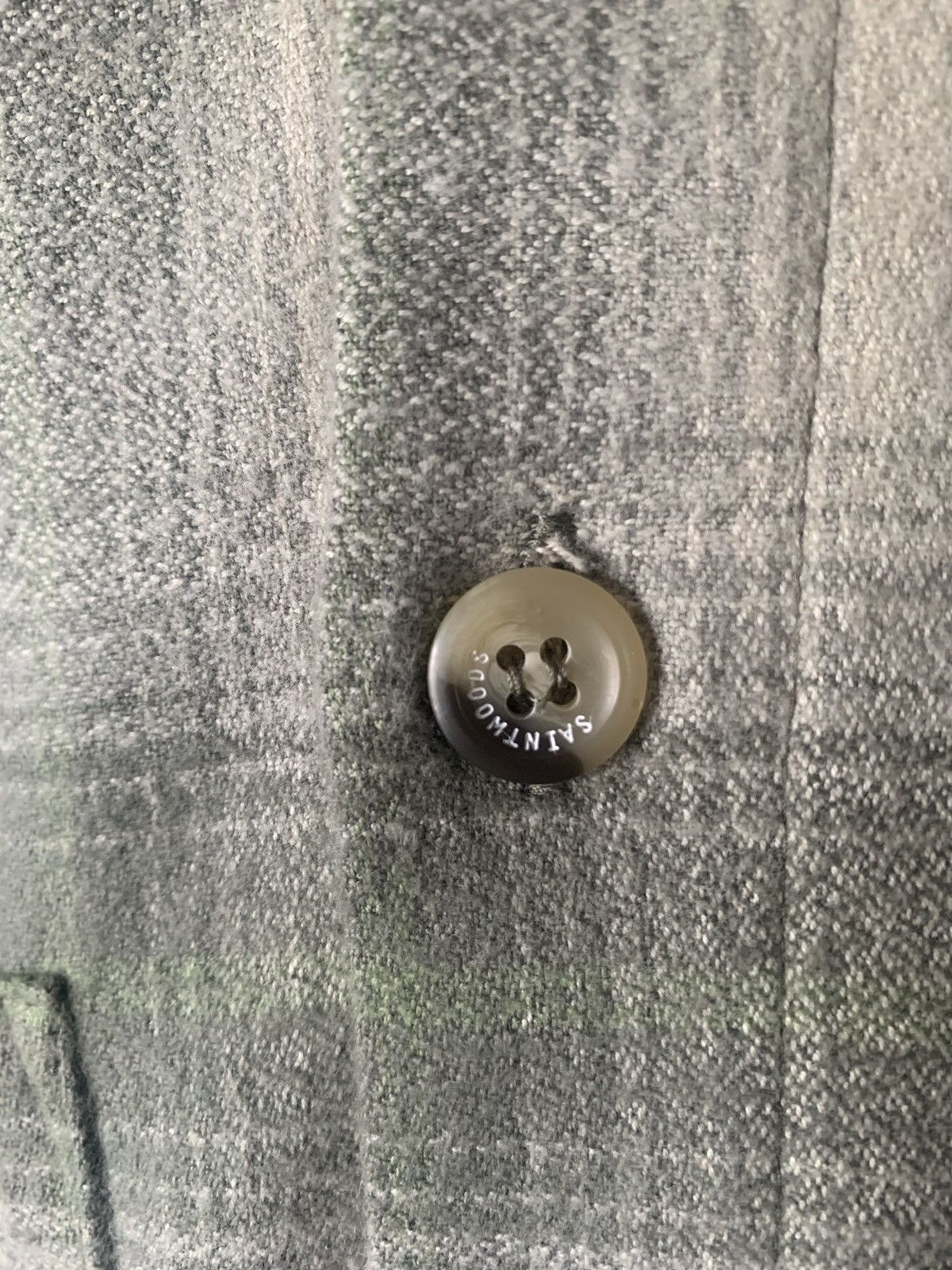 Saintwoods SaintWoods Shadow Plaid Flannel Shirt Size US M / EU 48-50 / 2 - 4 Thumbnail