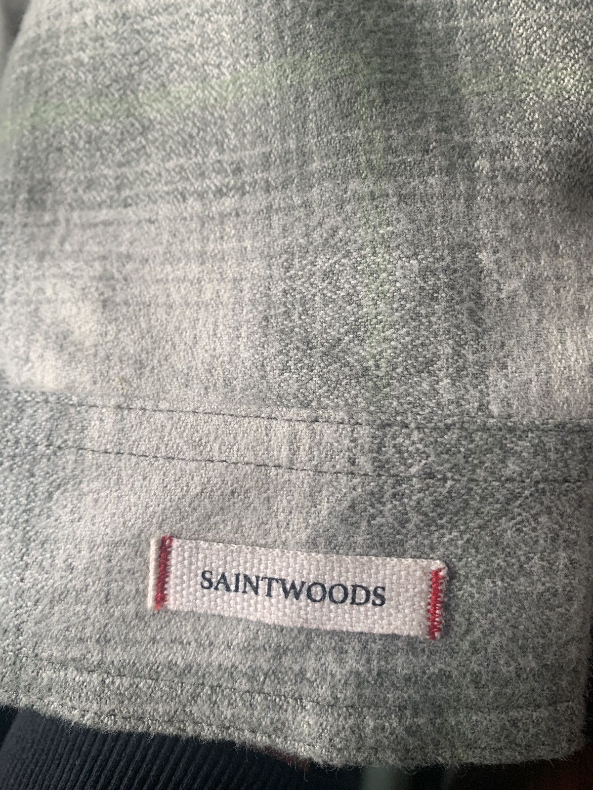 Saintwoods SaintWoods Shadow Plaid Flannel Shirt Size US M / EU 48-50 / 2 - 5 Thumbnail