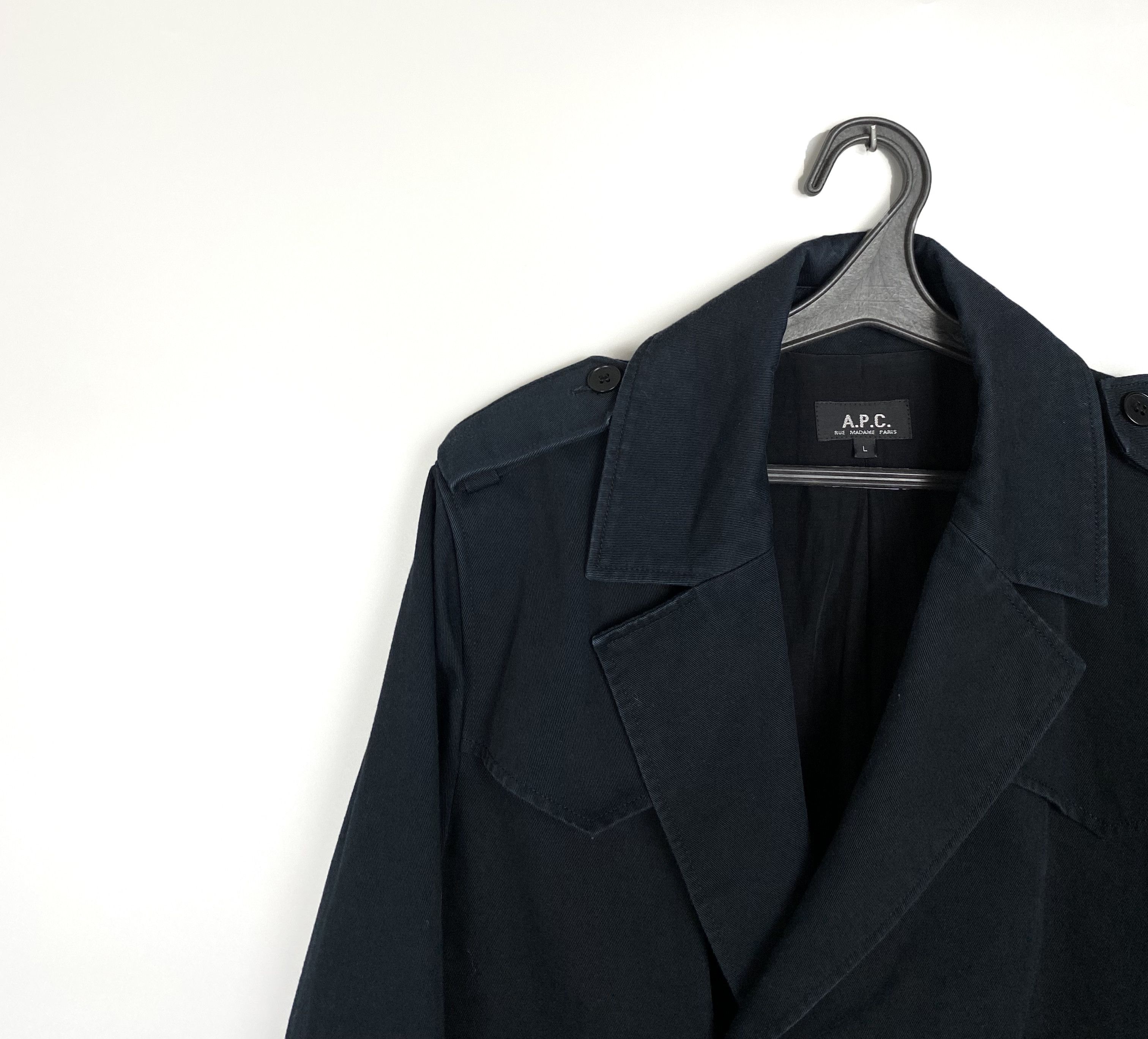 A.P.C. A.P.C.Japan Vintage Double Breasted Trench Coat Size US L / EU 52-54 / 3 - 3 Thumbnail