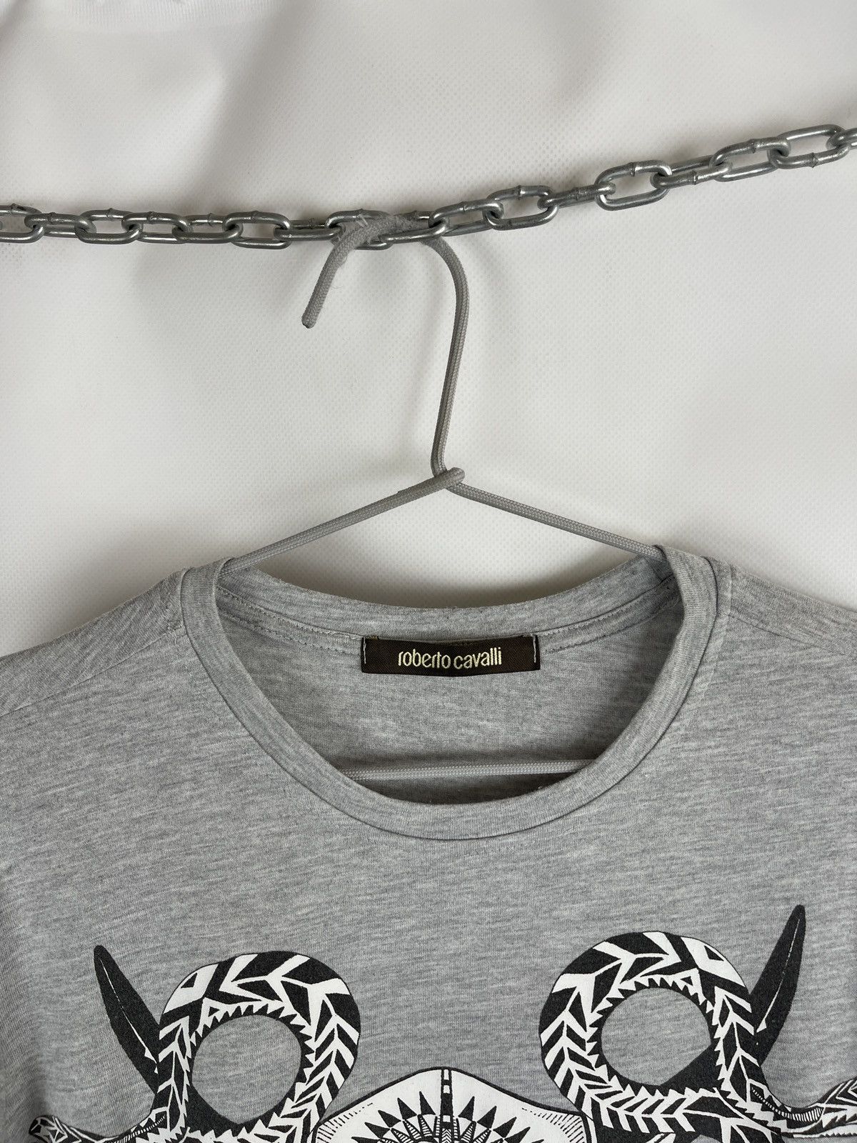 Roberto Cavalli Roberto Cavalli big logo print tee shirt Size US M / EU 48-50 / 2 - 3 Thumbnail