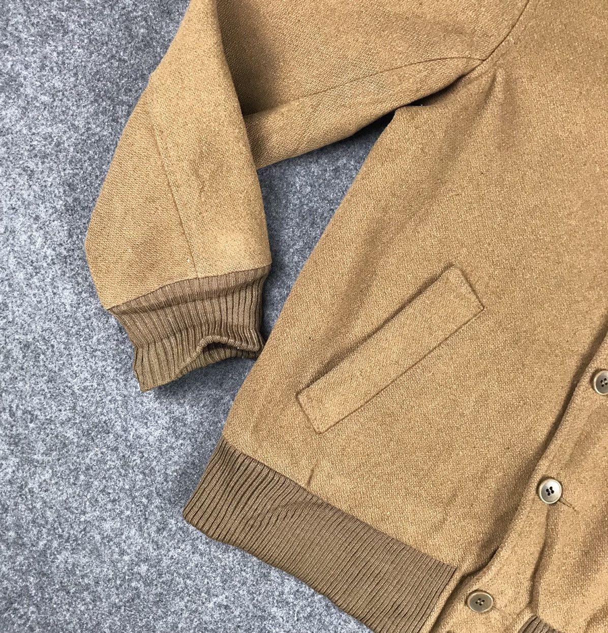 Japanese Brand × Vintage 🔥Wool Bomber full button Jacket🔥 Size US M / EU 48-50 / 2 - 6 Thumbnail