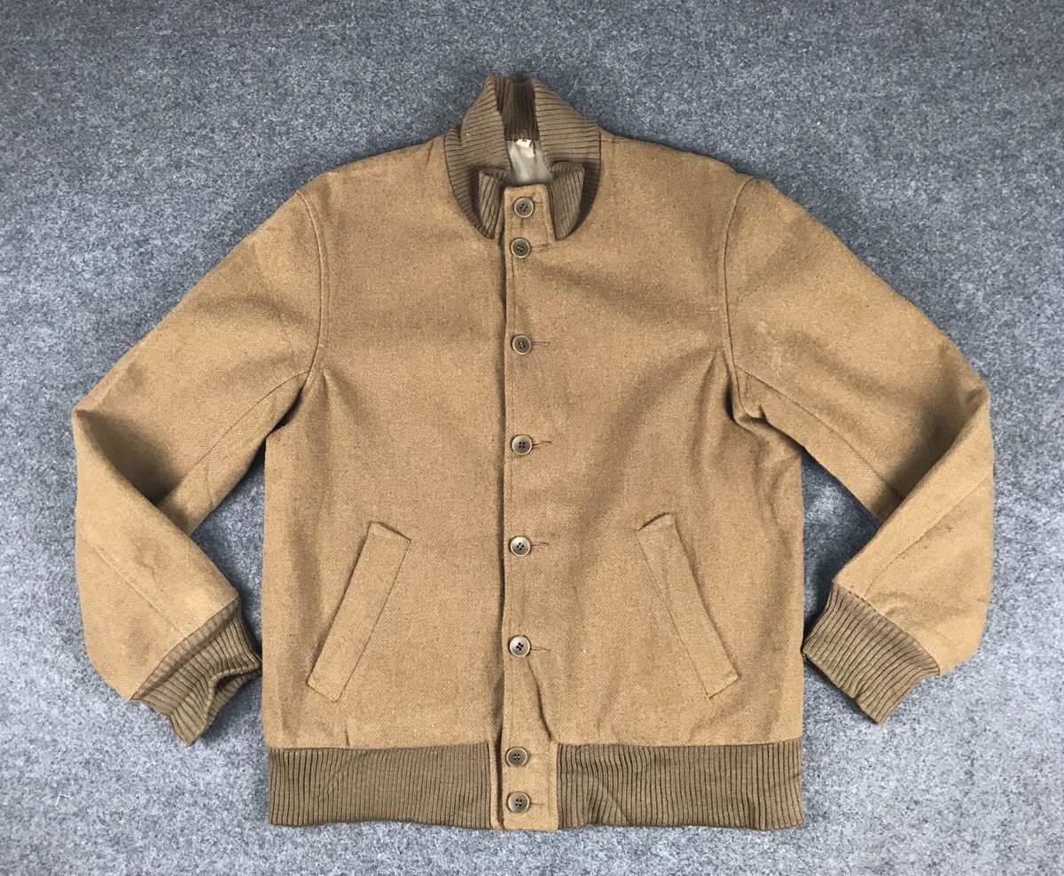 Japanese Brand × Vintage 🔥Wool Bomber full button Jacket🔥 Size US M / EU 48-50 / 2 - 1 Thumbnail