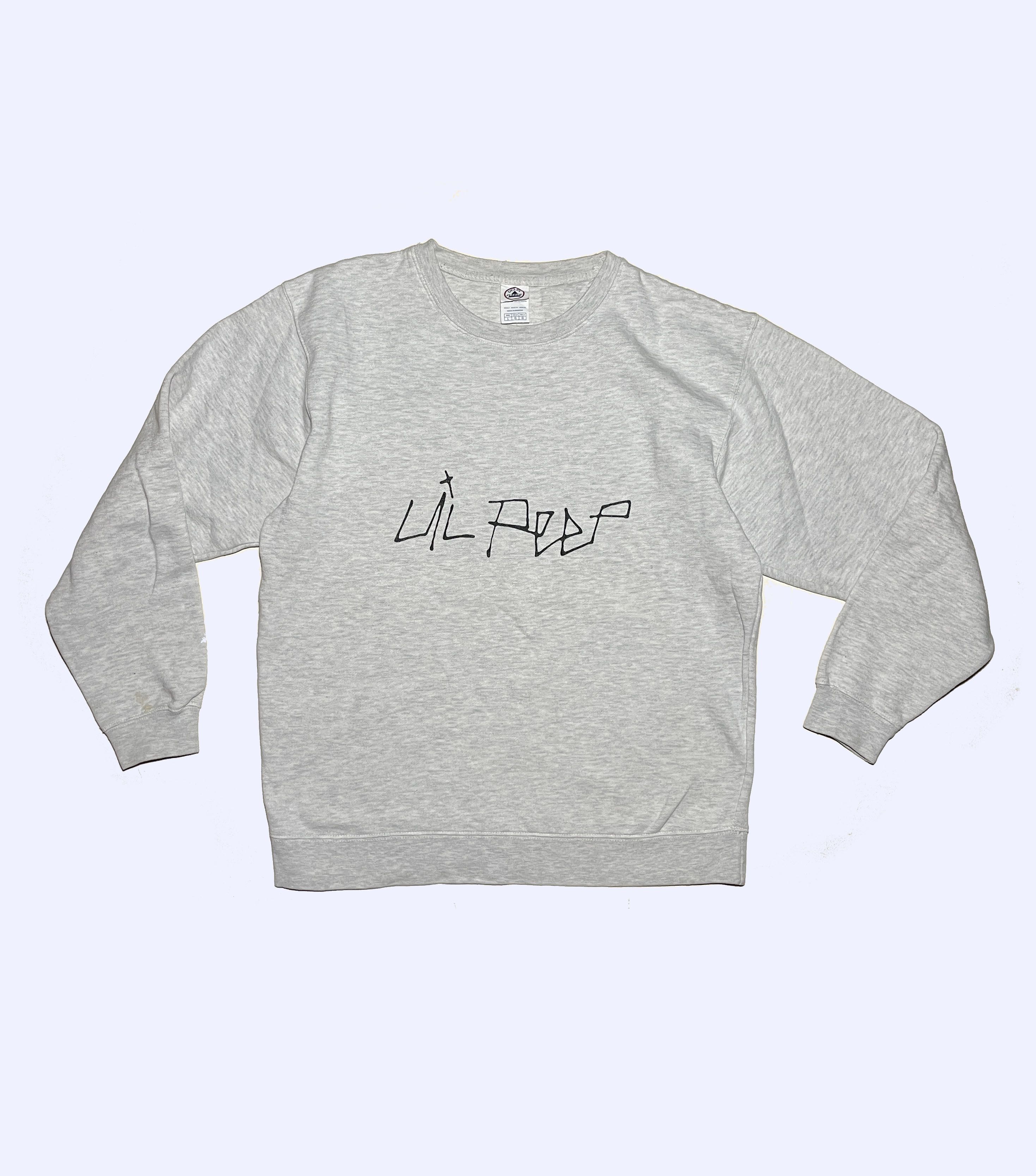 Lil Peep LIL PEEP Gray Soft Sweatshirt Size US L / EU 52-54 / 3 - 1 Thumbnail
