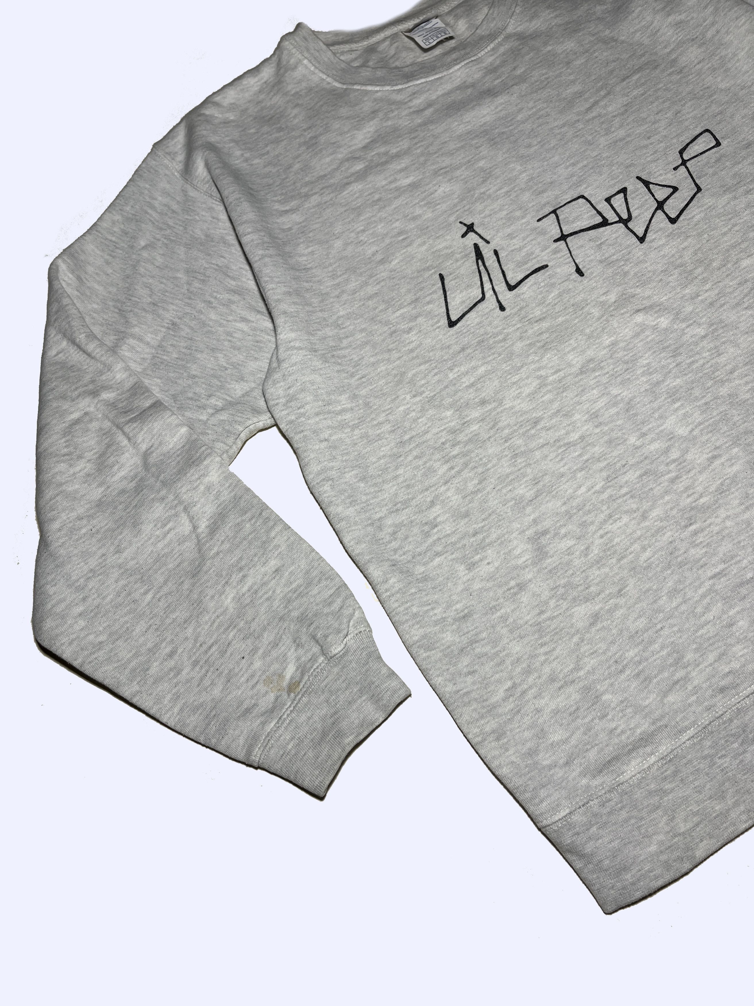 Lil Peep LIL PEEP Gray Soft Sweatshirt Size US L / EU 52-54 / 3 - 3 Thumbnail