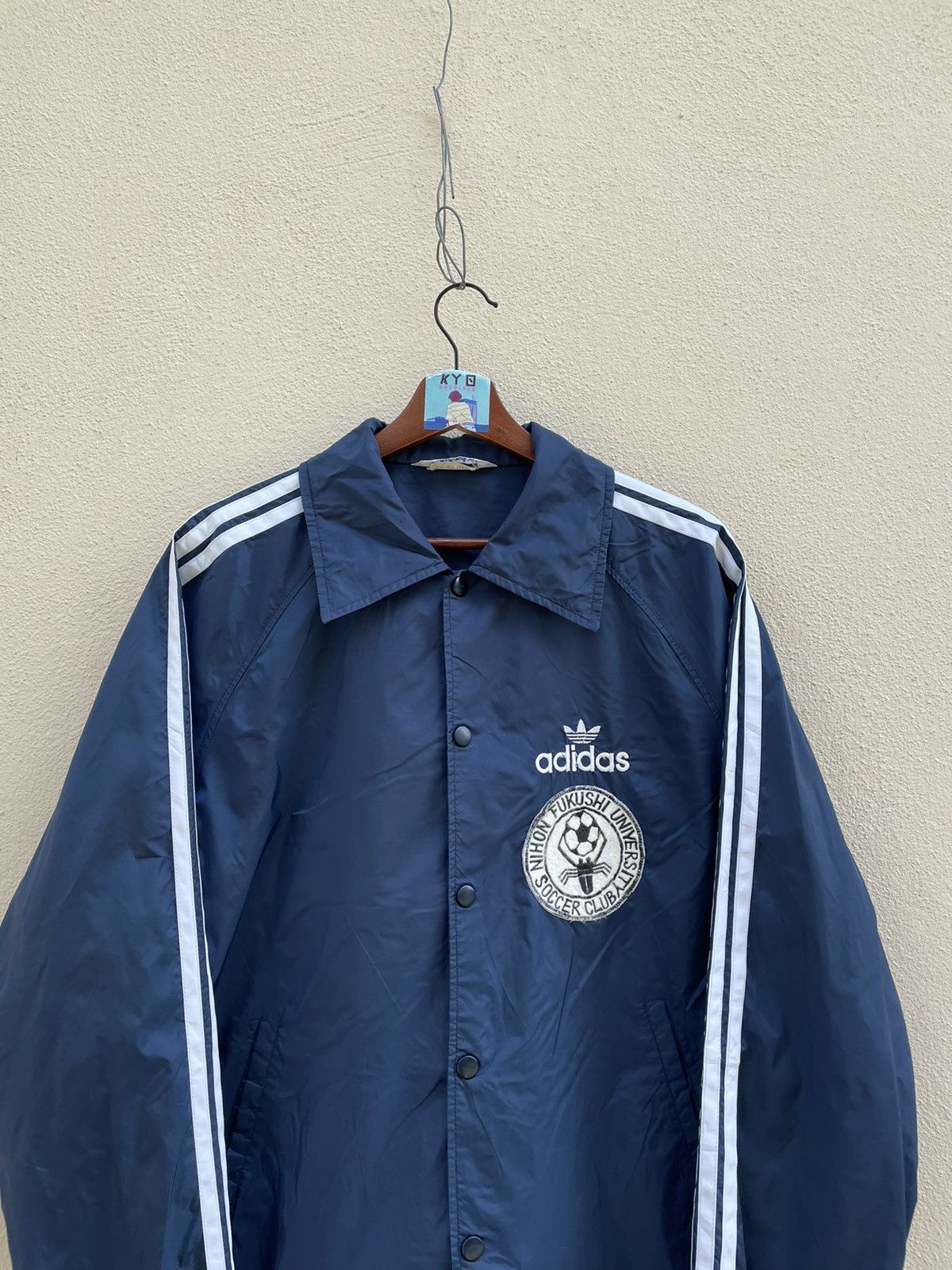 Adidas VINTAGE ADIDAS COACH JACKET Size US L / EU 52-54 / 3 - 3 Thumbnail