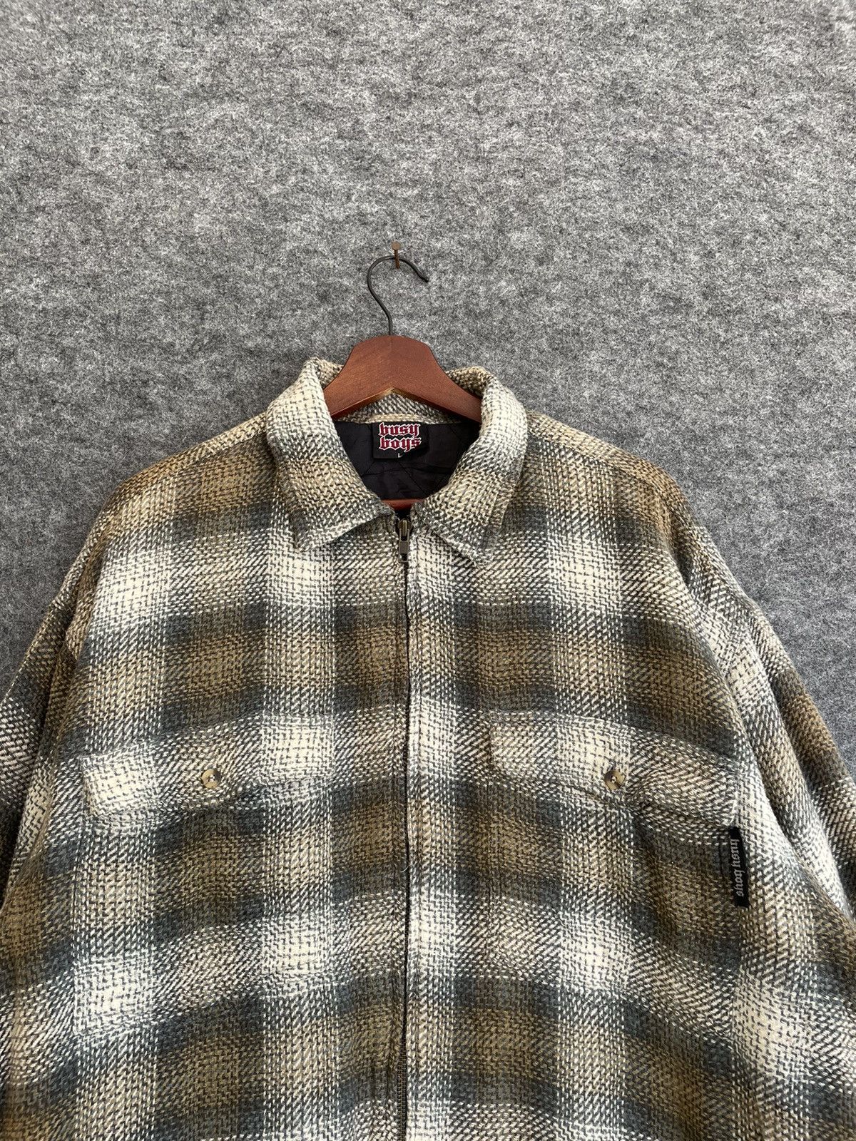 Vintage VINTAGE BUSY BOYS FLANNEL JACKET Size US L / EU 52-54 / 3 - 2 Thumbnail
