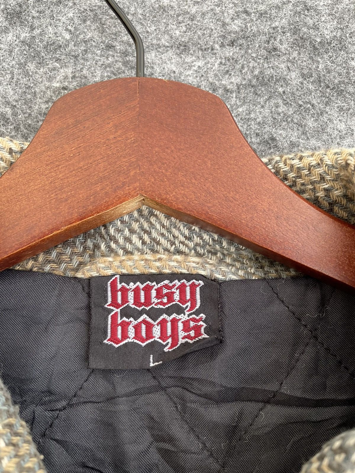Vintage VINTAGE BUSY BOYS FLANNEL JACKET Size US L / EU 52-54 / 3 - 7 Thumbnail